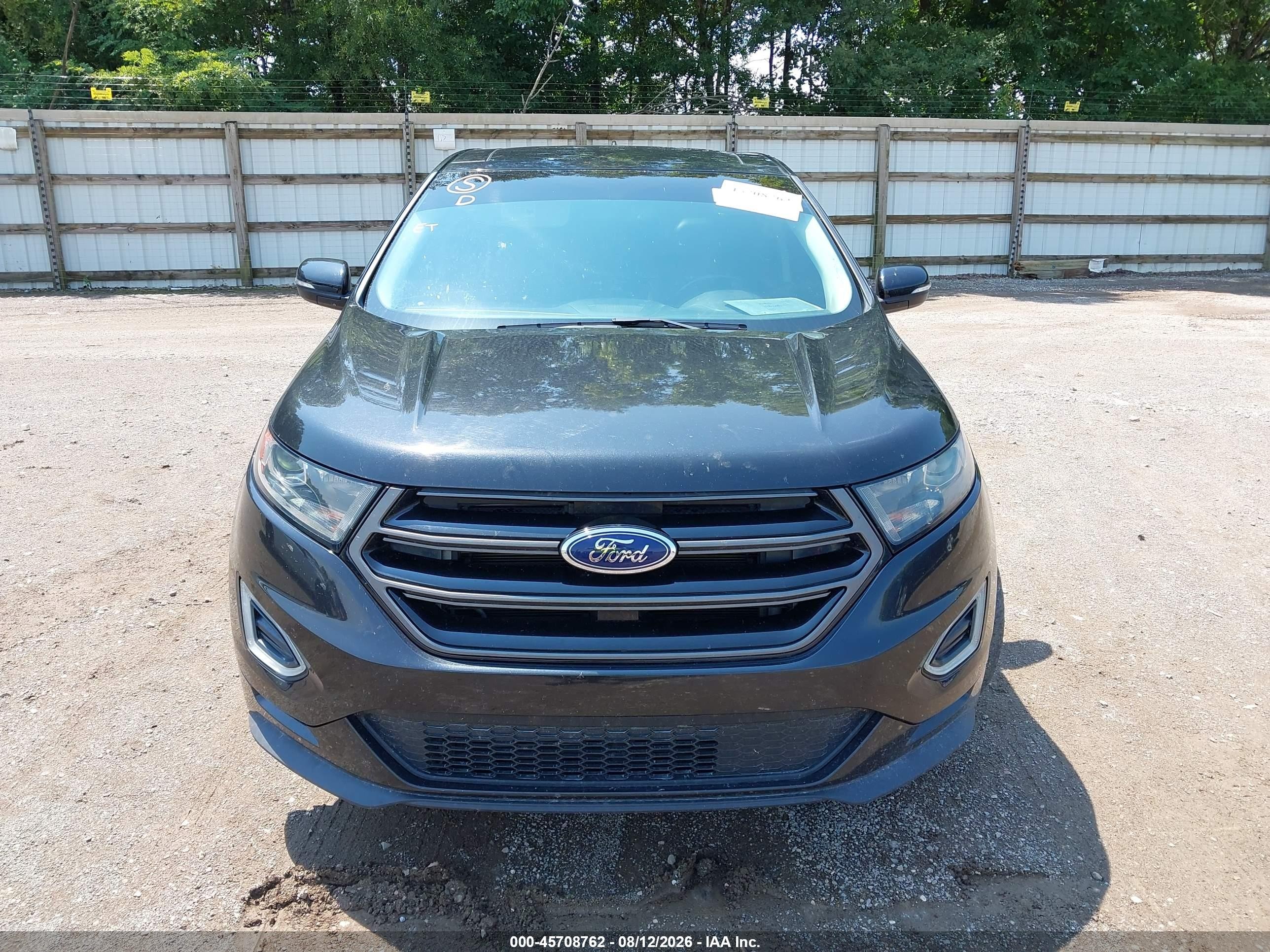 2015 Ford Edge Sport Black vin: 2FMTK4AP7FBB58574