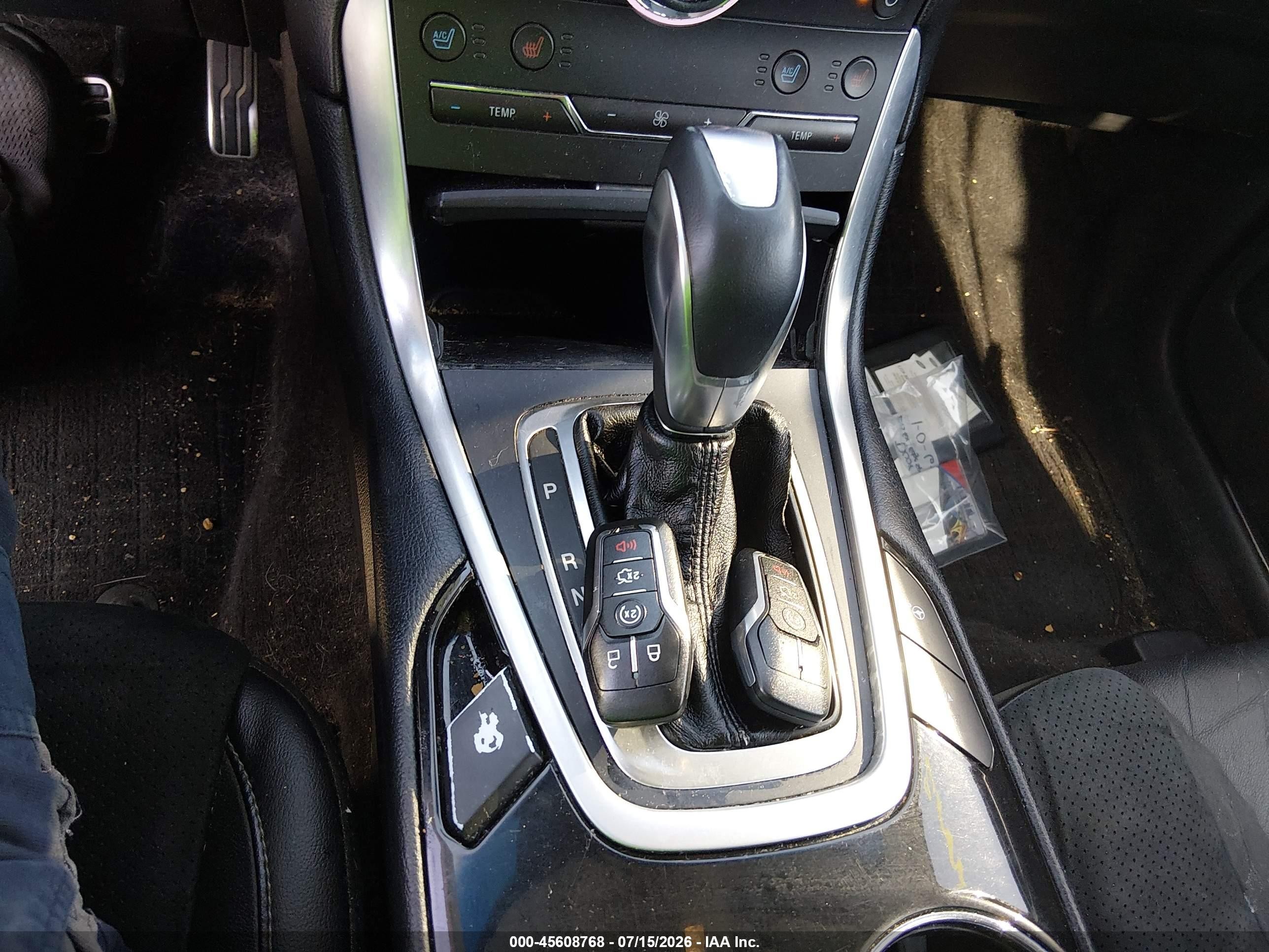 2015 Ford Edge Sport White vin: 2FMTK4AP7FBB67534