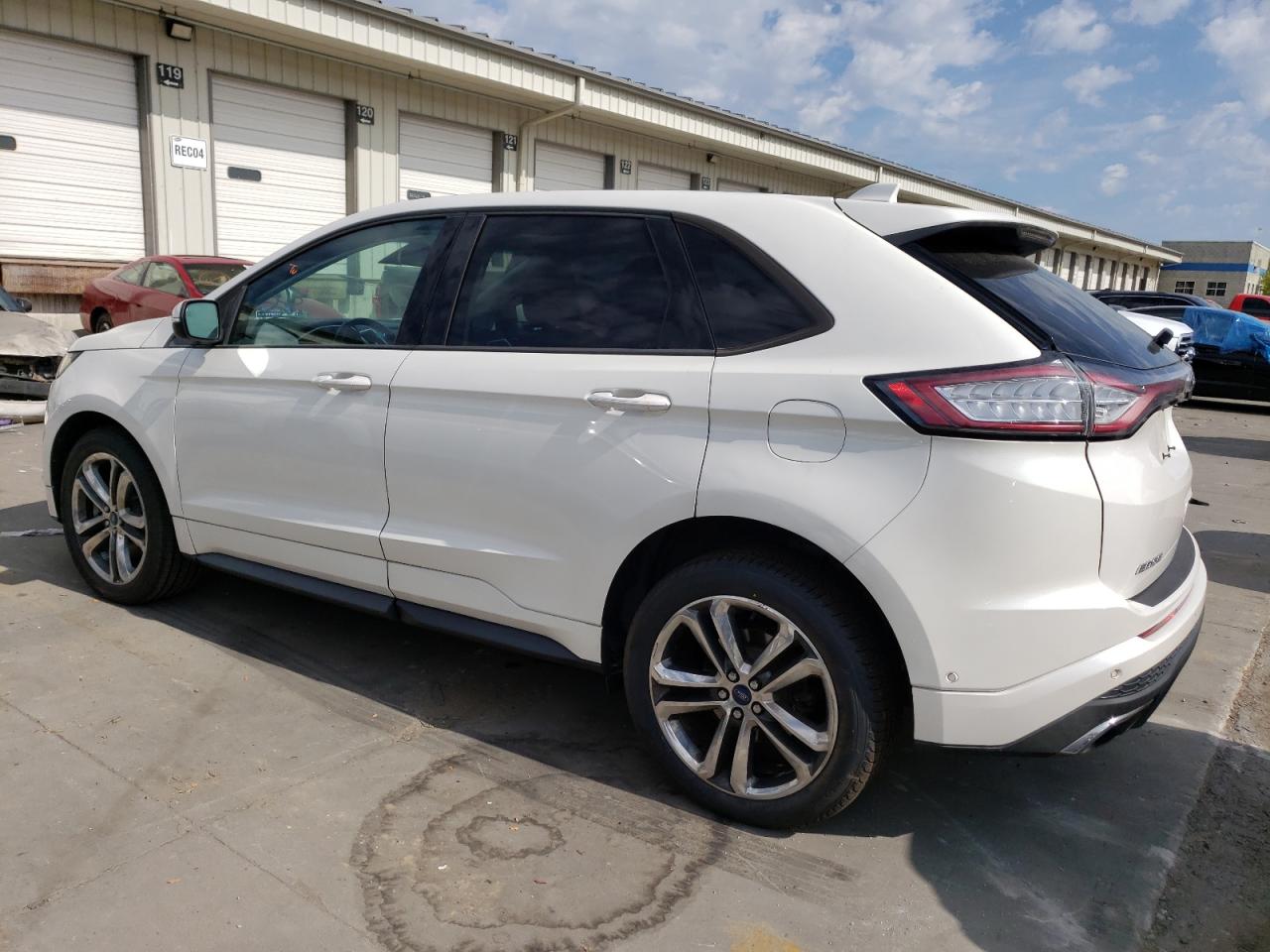 2015 Ford Edge Sport Белый vin: 2FMTK4AP9FBB02846