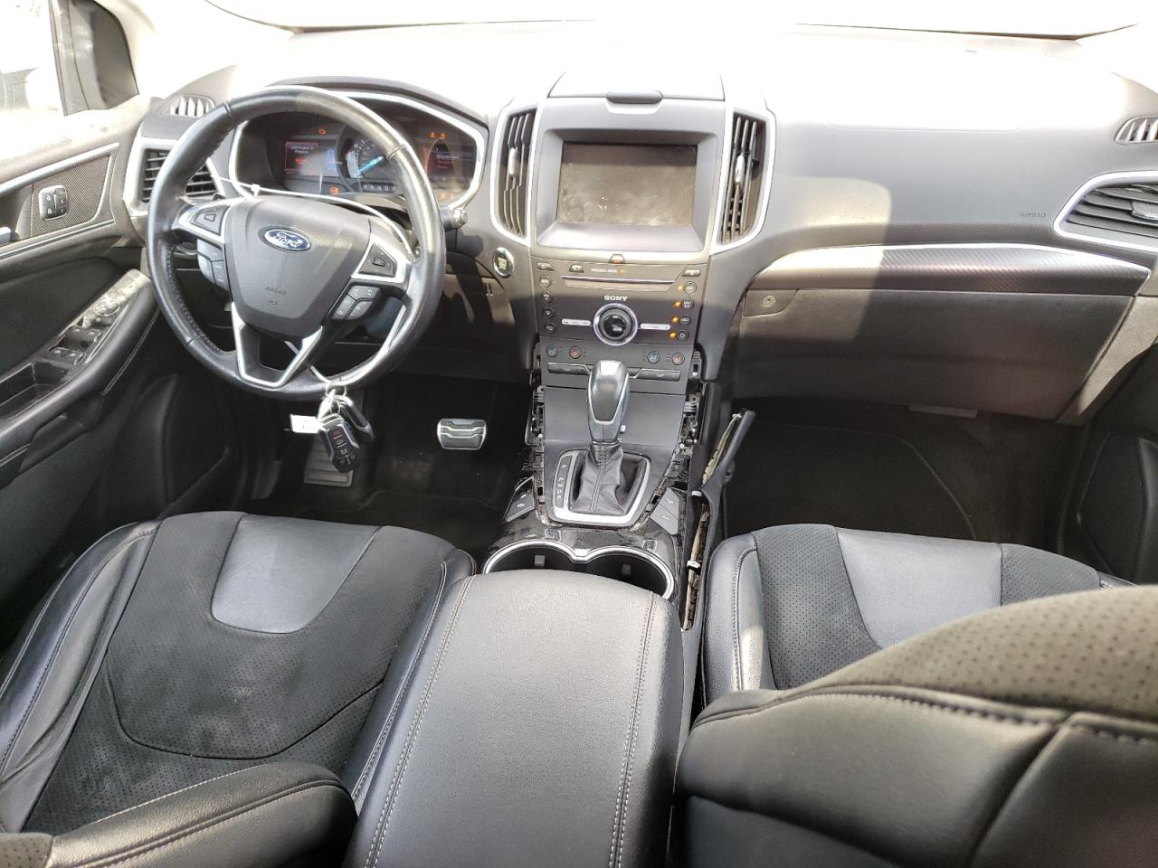 2015 Ford Edge Sport Белый vin: 2FMTK4AP9FBB02846
