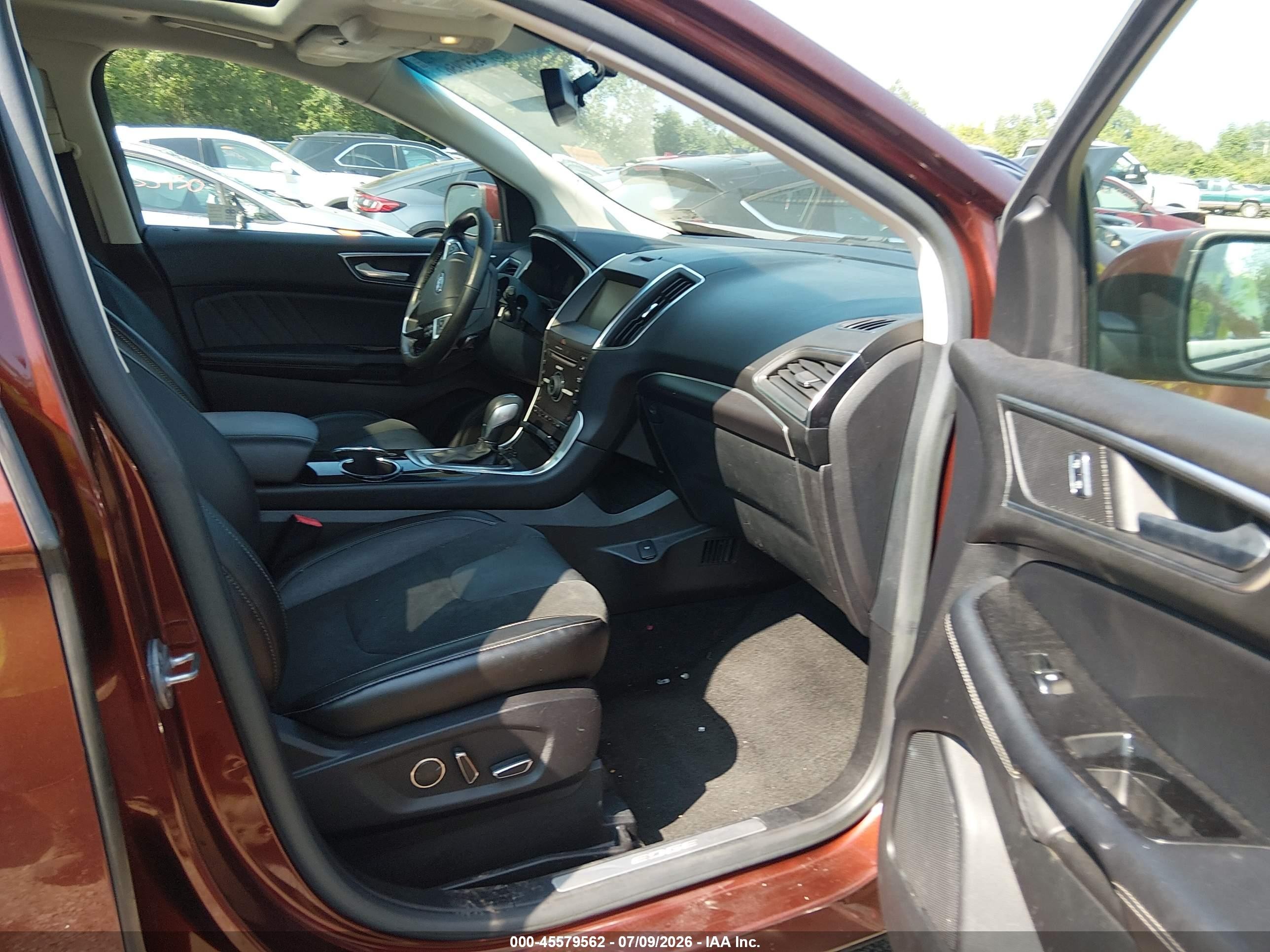 2015 Ford Edge Sport Maroon vin: 2FMTK4AP9FBB07609