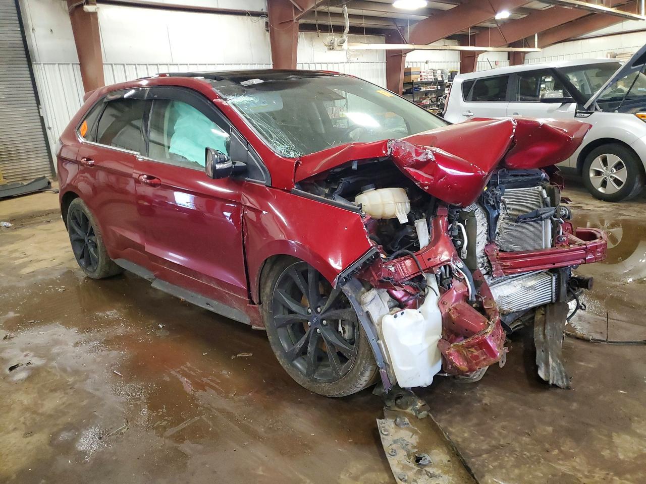 2015 Ford Edge Sport Red vin: 2FMTK4APXFBB40098