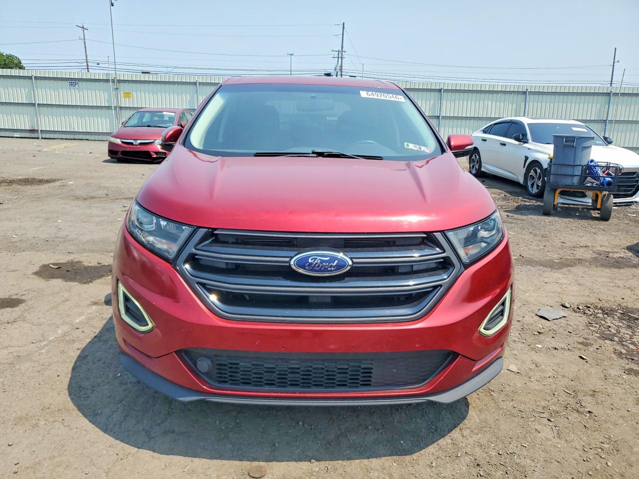 2015 Ford Edge Sport Red vin: 2FMTK4APXFBB55748