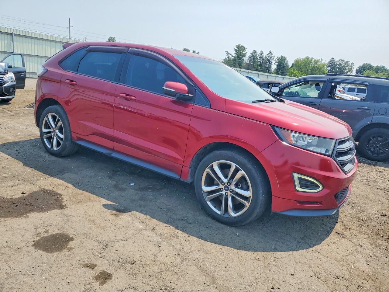 2015 Ford Edge Sport Red vin: 2FMTK4APXFBB55748
