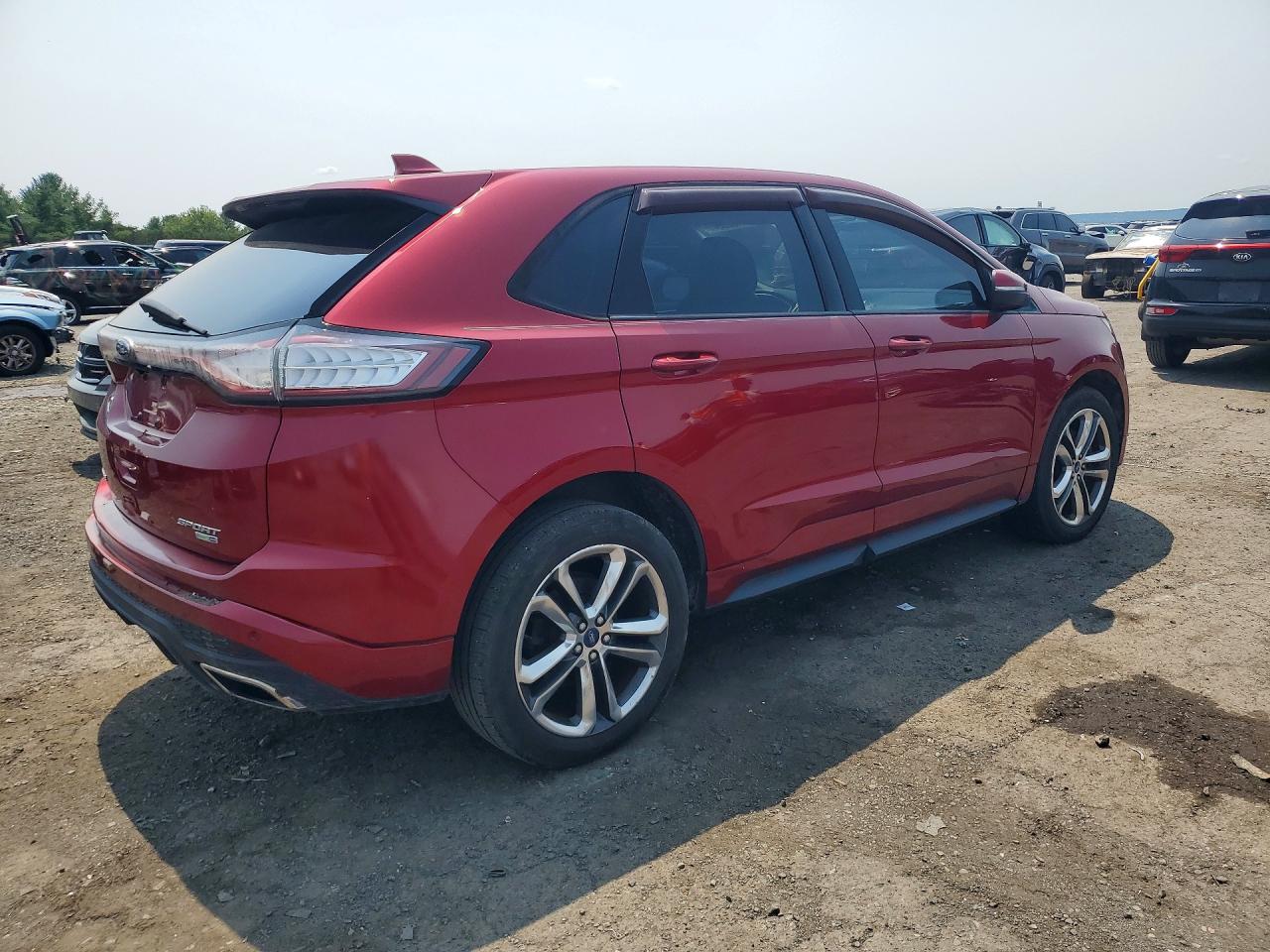 2015 Ford Edge Sport Red vin: 2FMTK4APXFBB55748