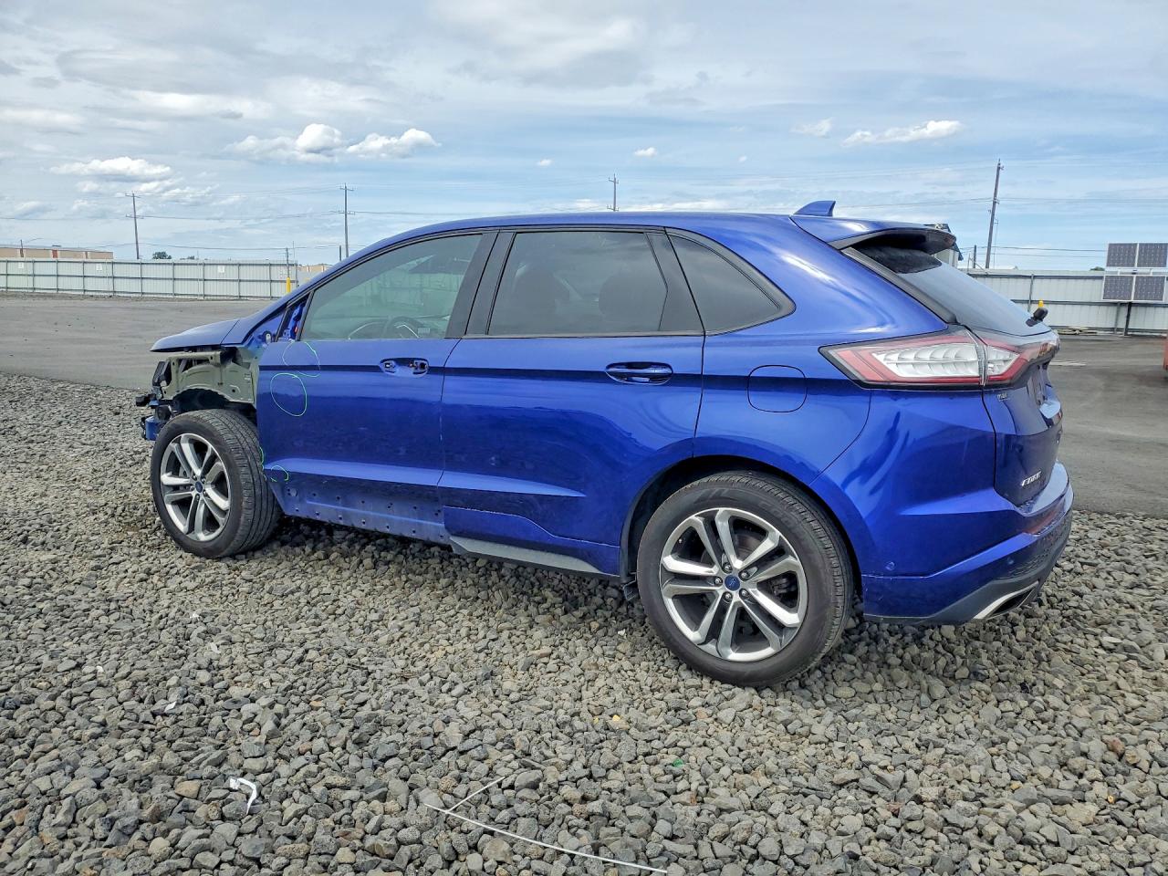 2015 Ford Edge Sport Blue vin: 2FMTK4APXFBB71352
