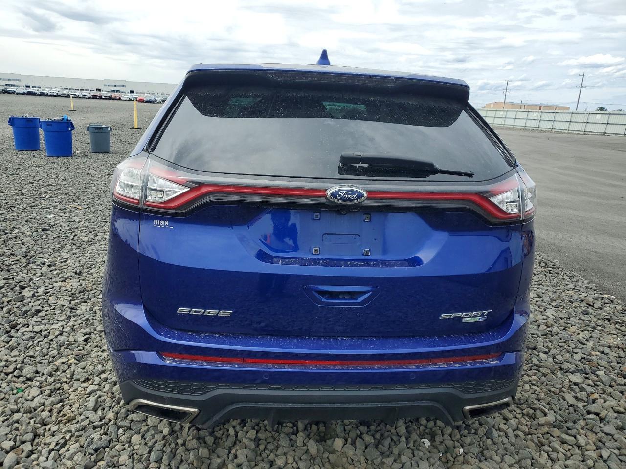 2015 Ford Edge Sport Blue vin: 2FMTK4APXFBB71352