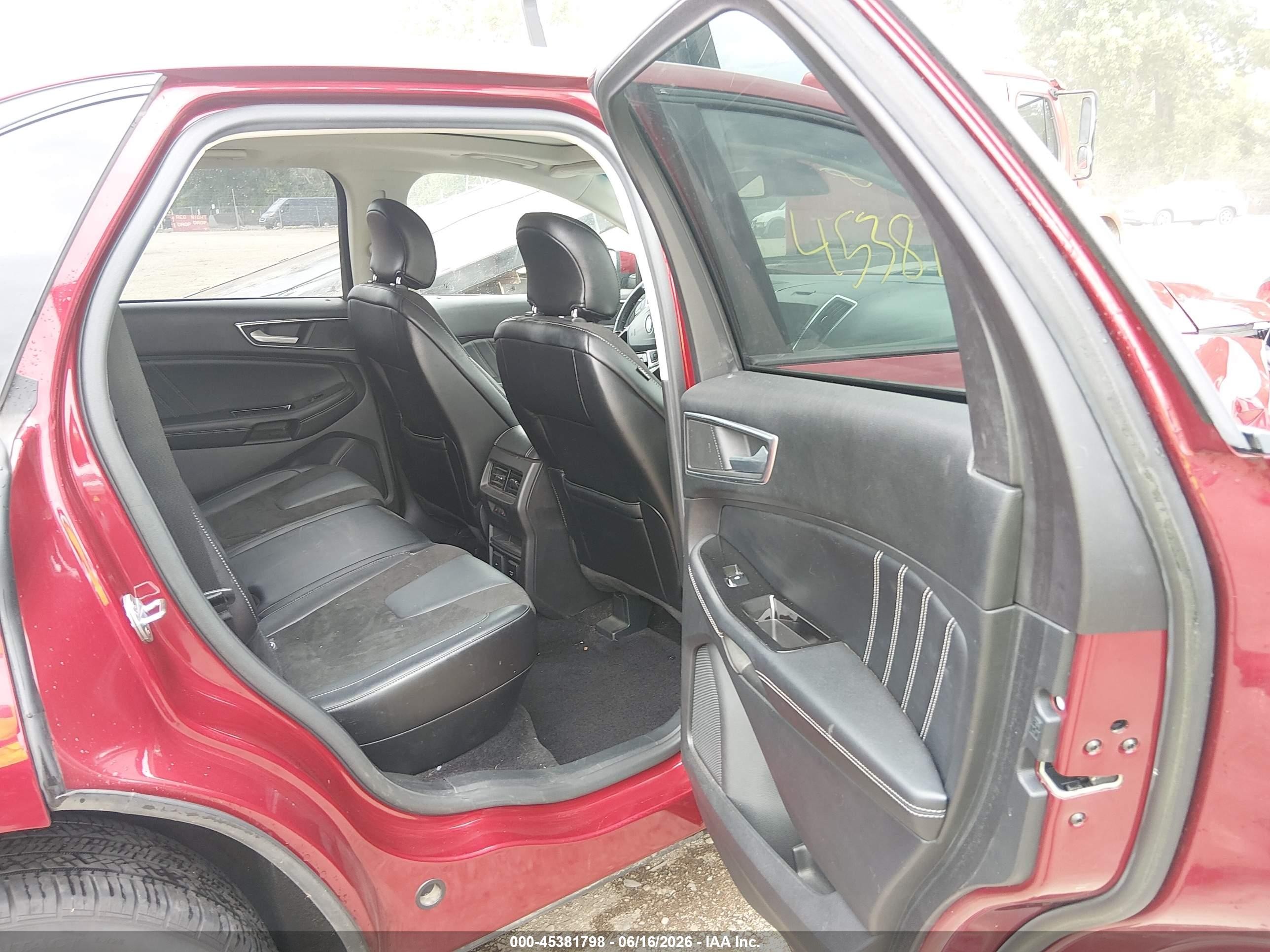 2015 Ford Edge Sport Red vin: 2FMTK4APXFBC06424