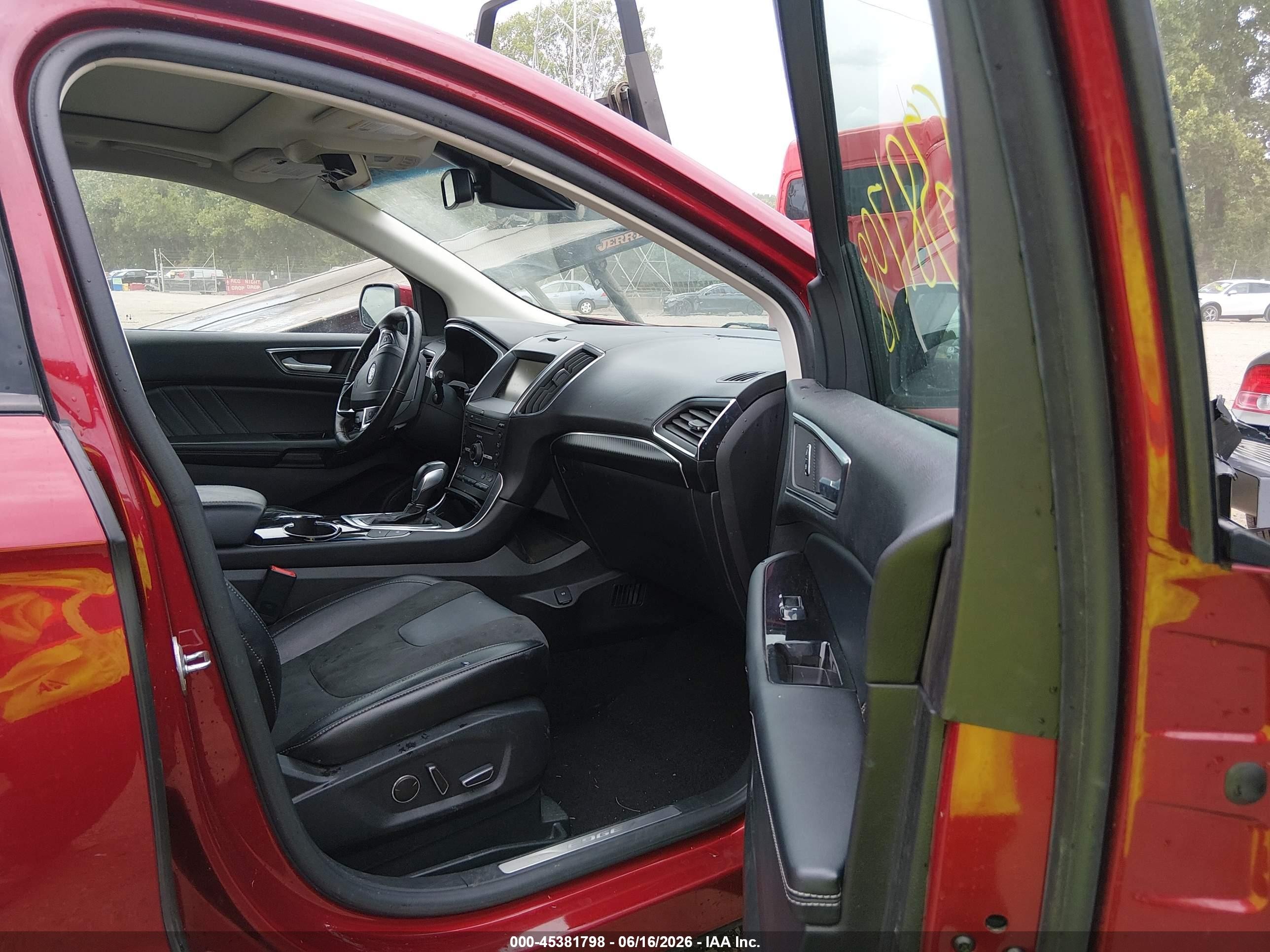 2015 Ford Edge Sport Red vin: 2FMTK4APXFBC06424