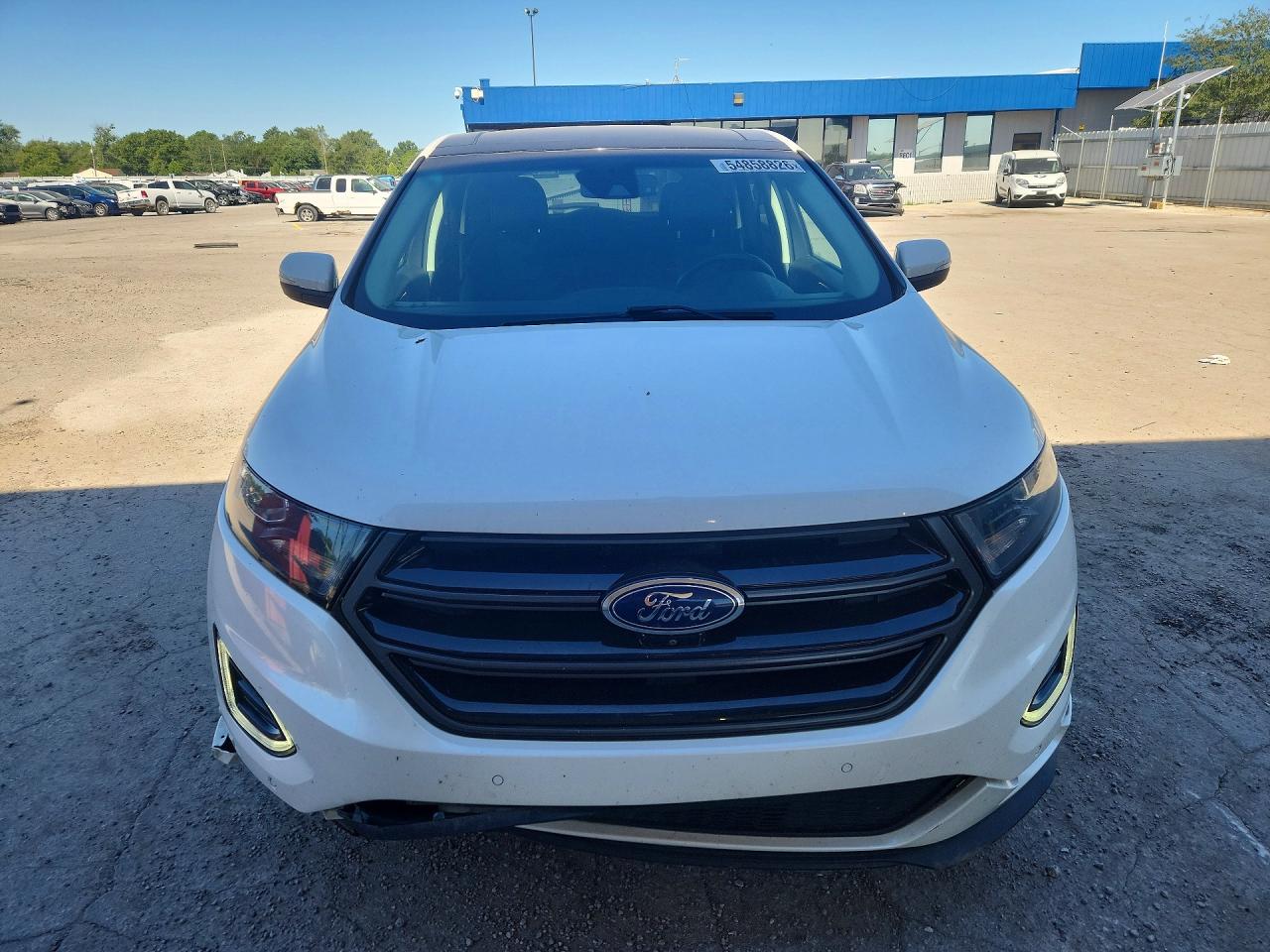 2015 Ford Edge Sport White vin: 2FMTK4APXFBC11168