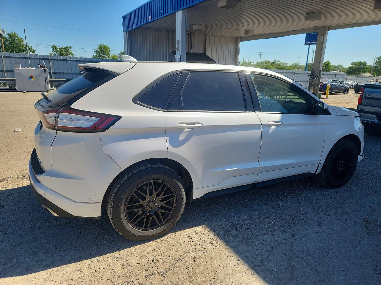 2015 Ford Edge Sport White vin: 2FMTK4APXFBC11168