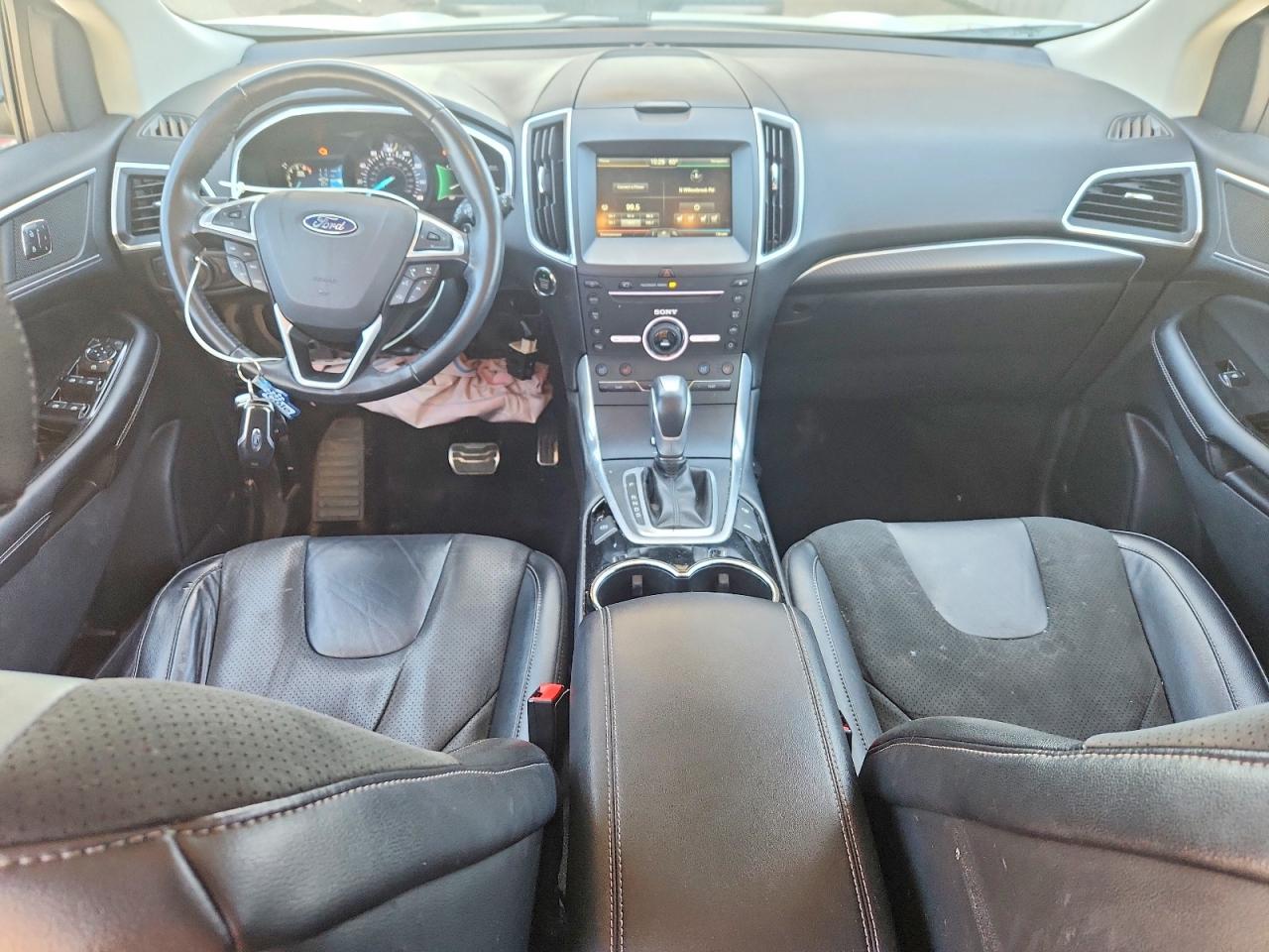 2015 Ford Edge Sport White vin: 2FMTK4APXFBC11168