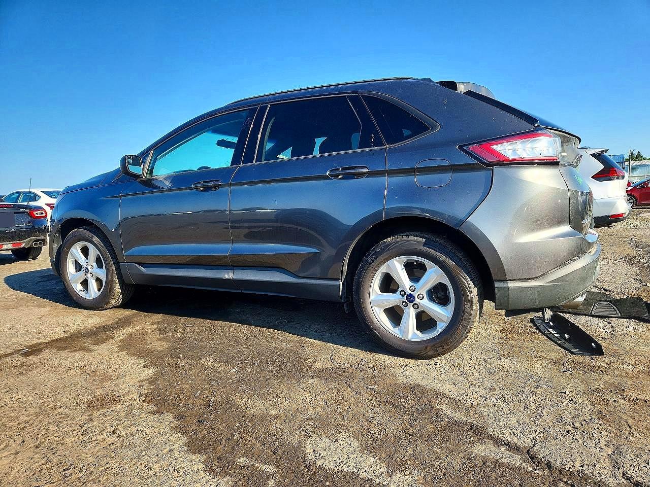 2015 Ford Edge Se Gray vin: 2FMTK4G80FBC21689