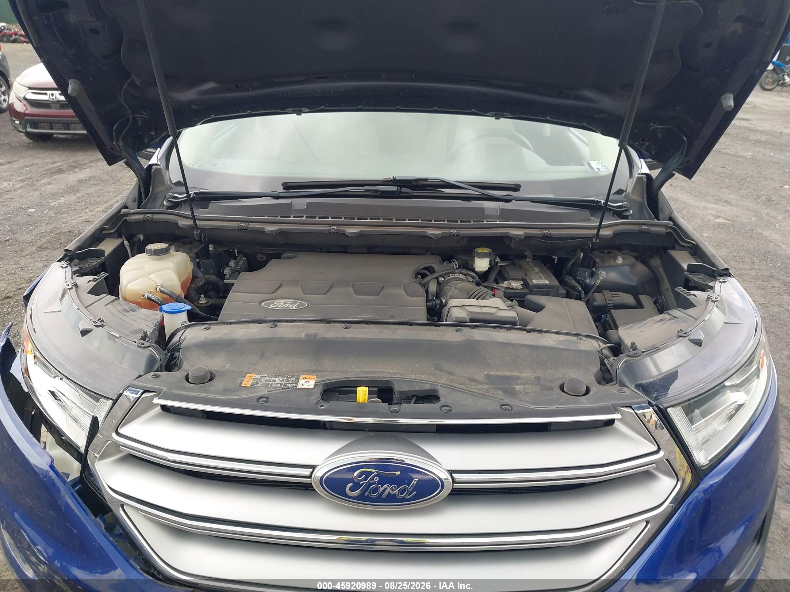 2015 Ford Edge Se Purple vin: 2FMTK4G82FBB39673
