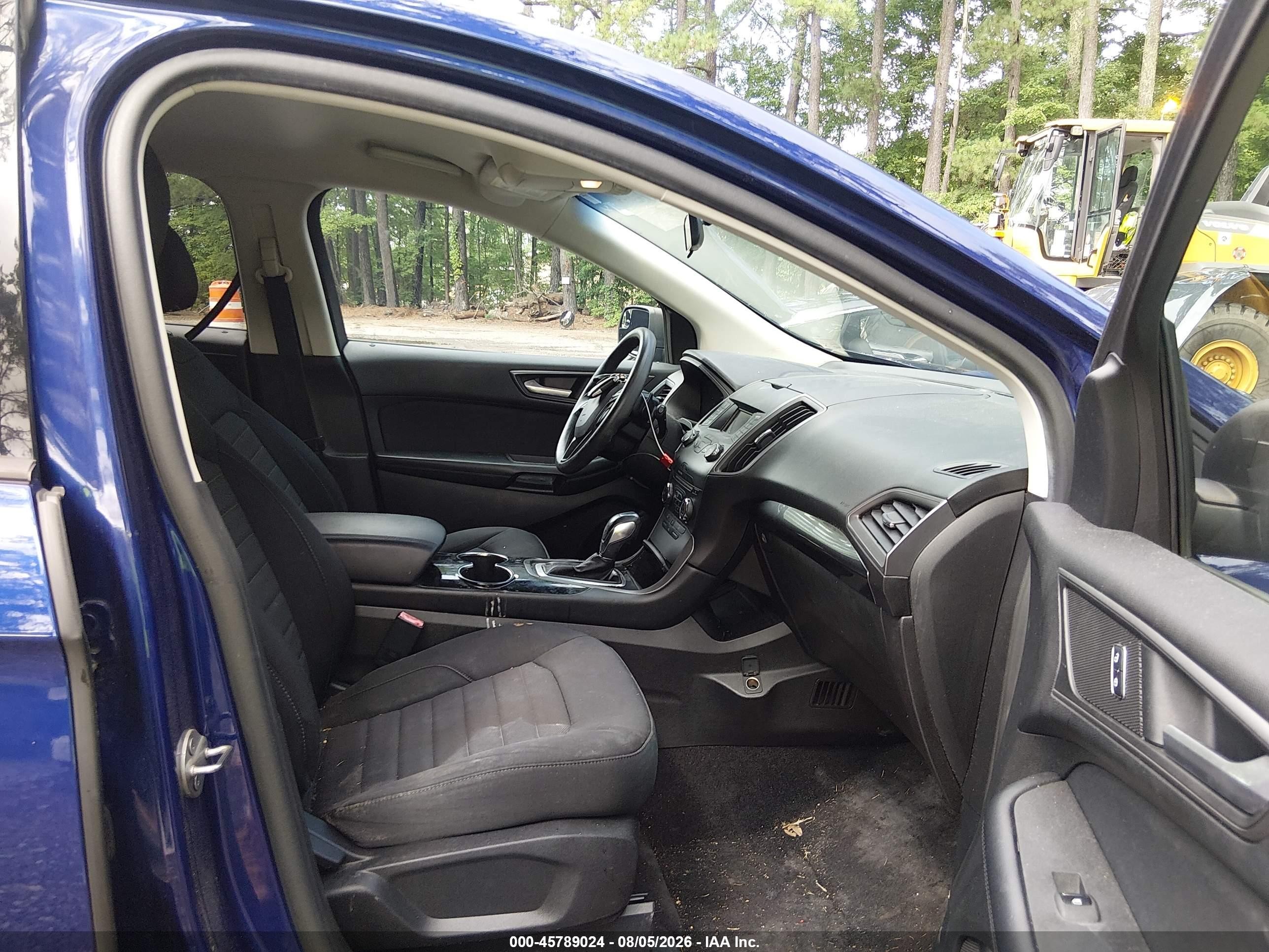 2015 Ford Edge Se Blue vin: 2FMTK4G82FBC18776