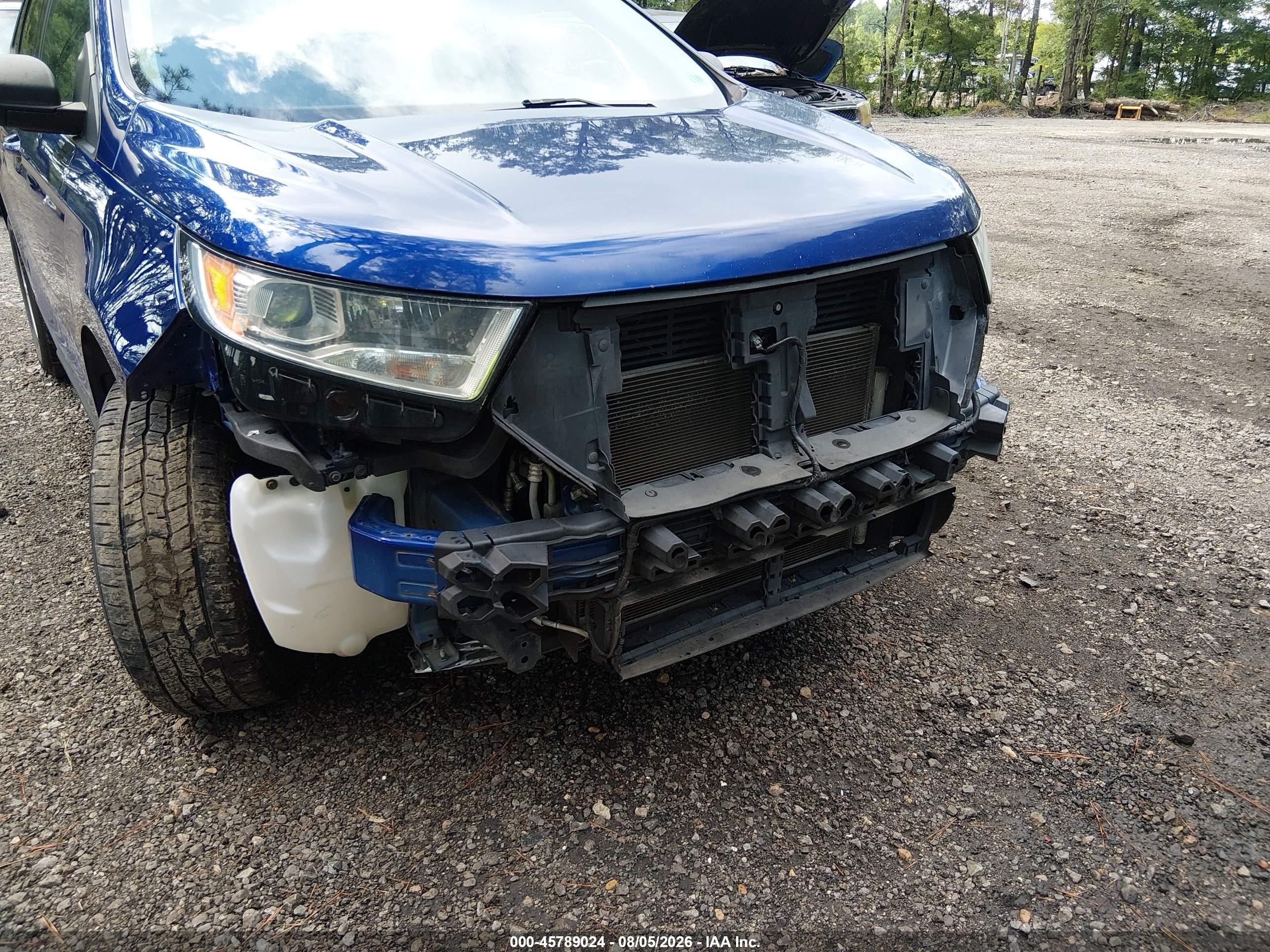 2015 Ford Edge Se Blue vin: 2FMTK4G82FBC18776