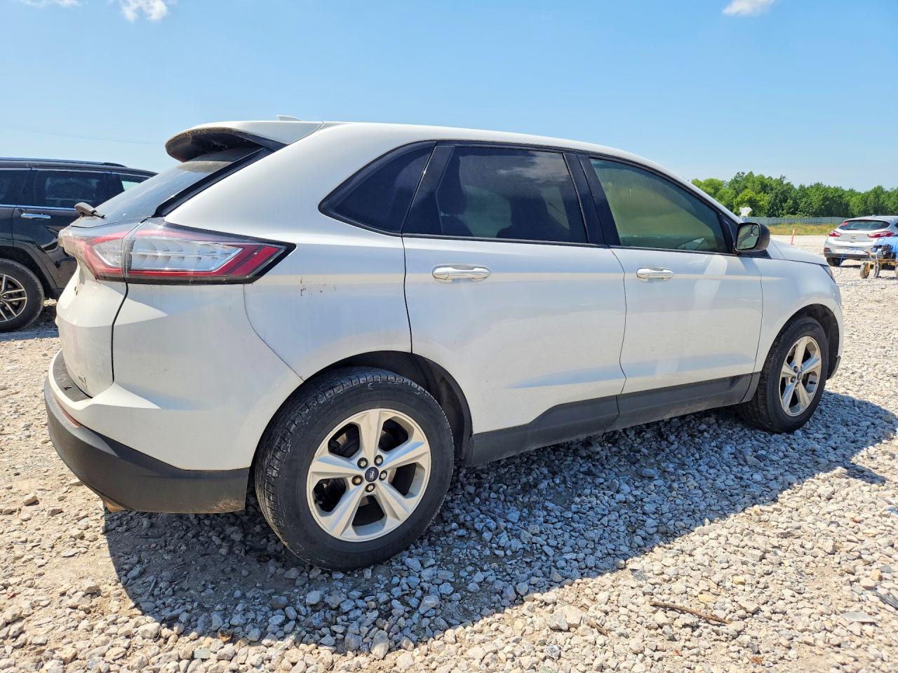 2015 Ford Edge Se Белый vin: 2FMTK4G83FBB39584