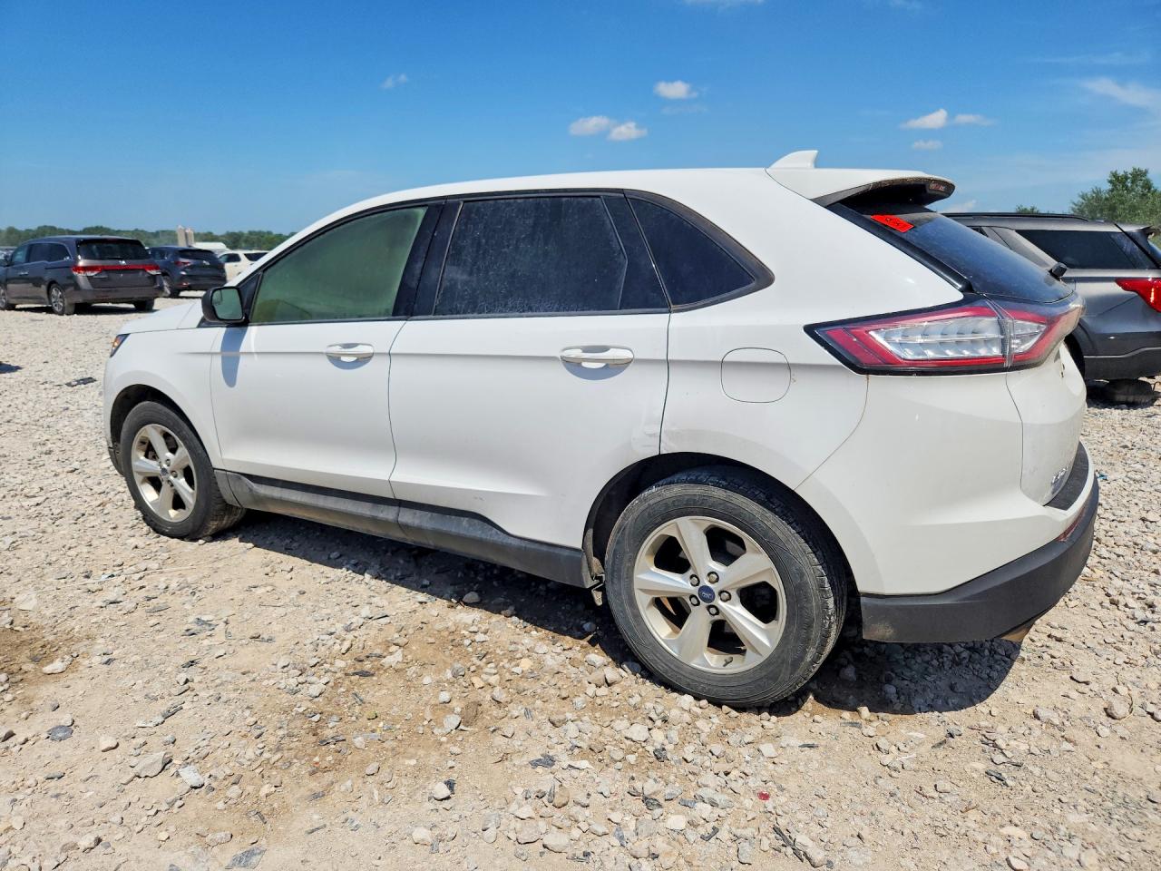 2015 Ford Edge Se Белый vin: 2FMTK4G83FBB39584