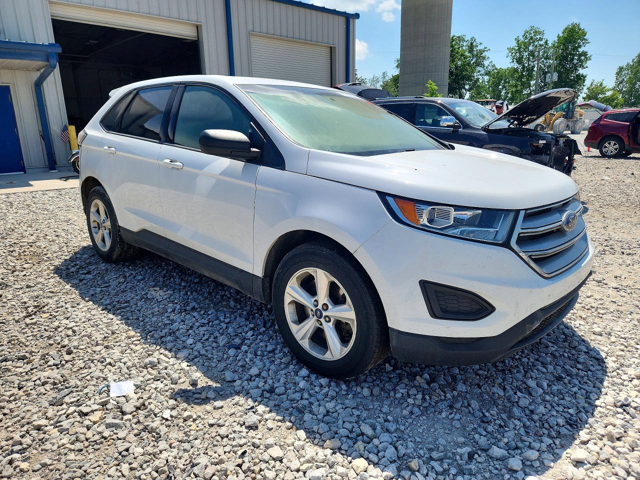 2015 Ford Edge Se Белый vin: 2FMTK4G83FBB39584