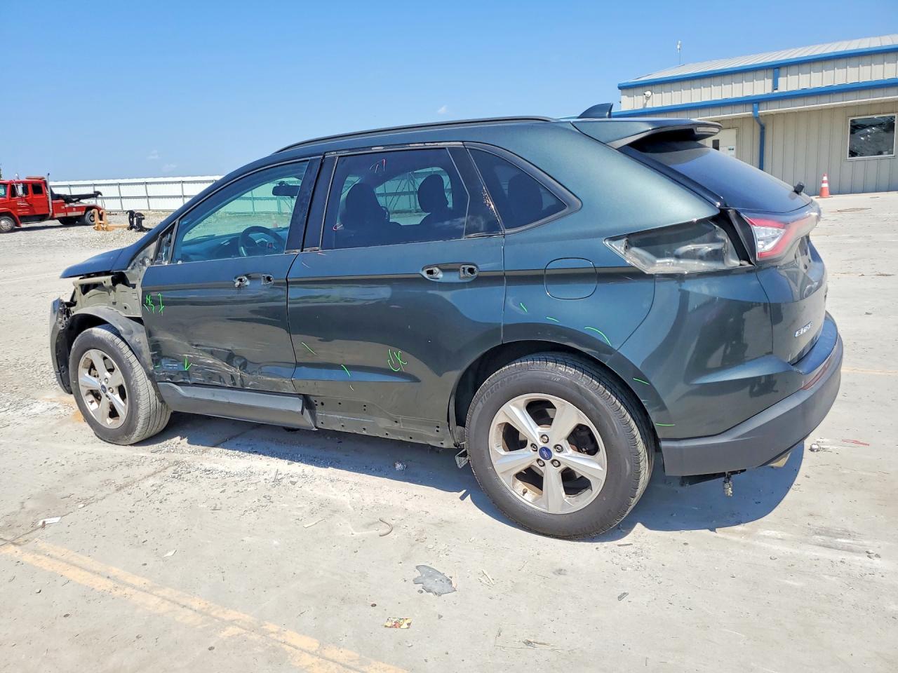 2015 Ford Edge Se Gray vin: 2FMTK4G86FBB76015