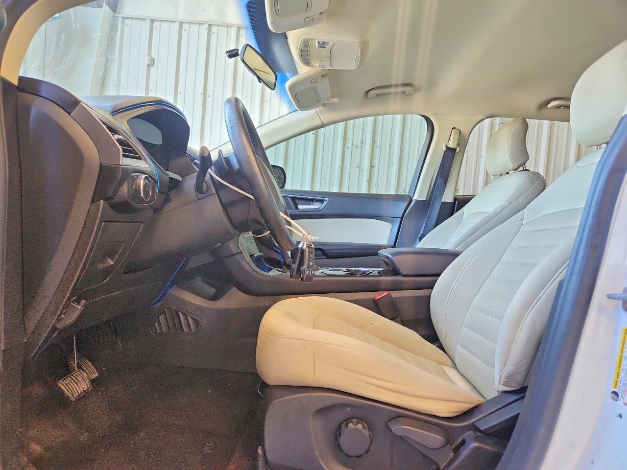2015 Ford Edge Se White vin: 2FMTK4G88FBB39452