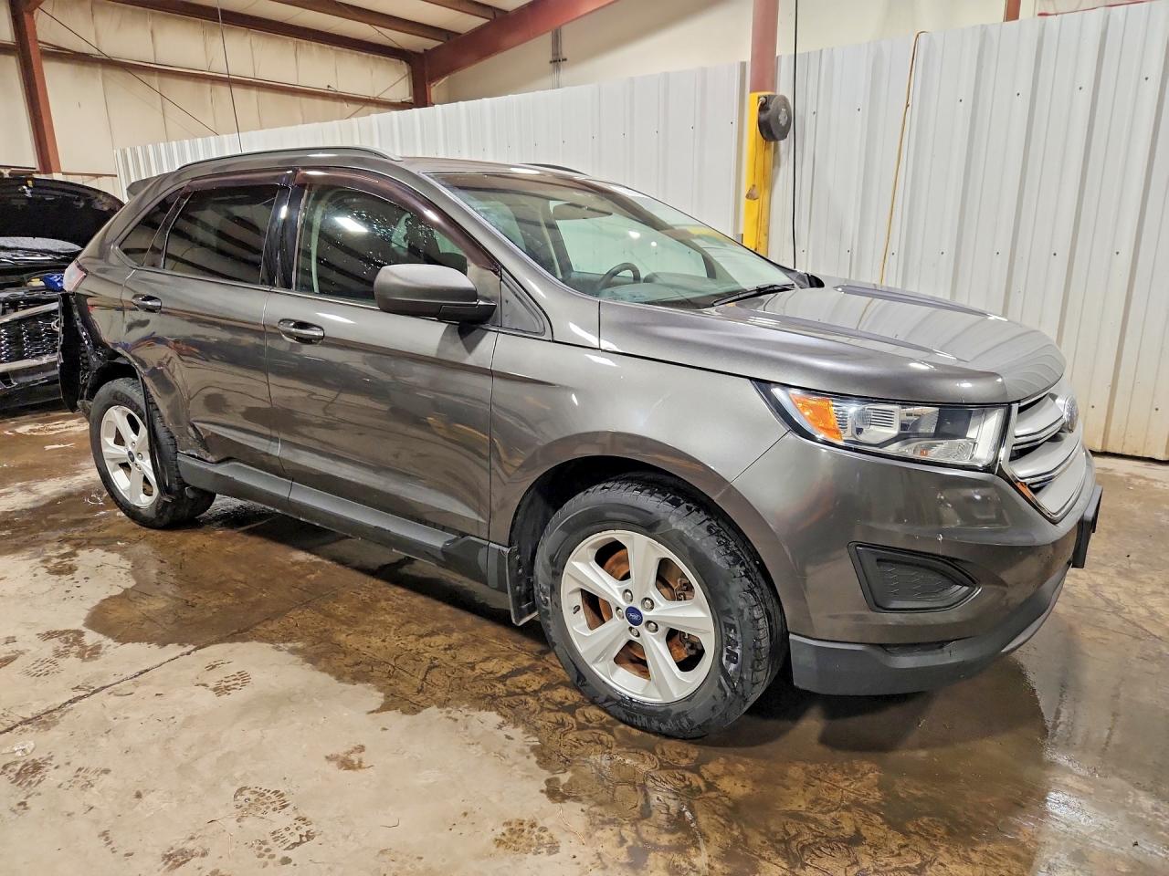 2015 Ford Edge Se Gray vin: 2FMTK4G8XFBC21702