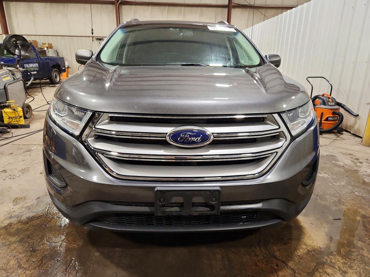 2015 Ford Edge Se Gray vin: 2FMTK4G8XFBC21702