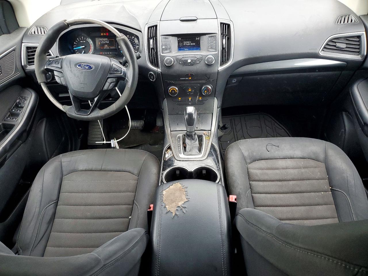 2015 Ford Edge Se Black vin: 2FMTK4G90FBB43567