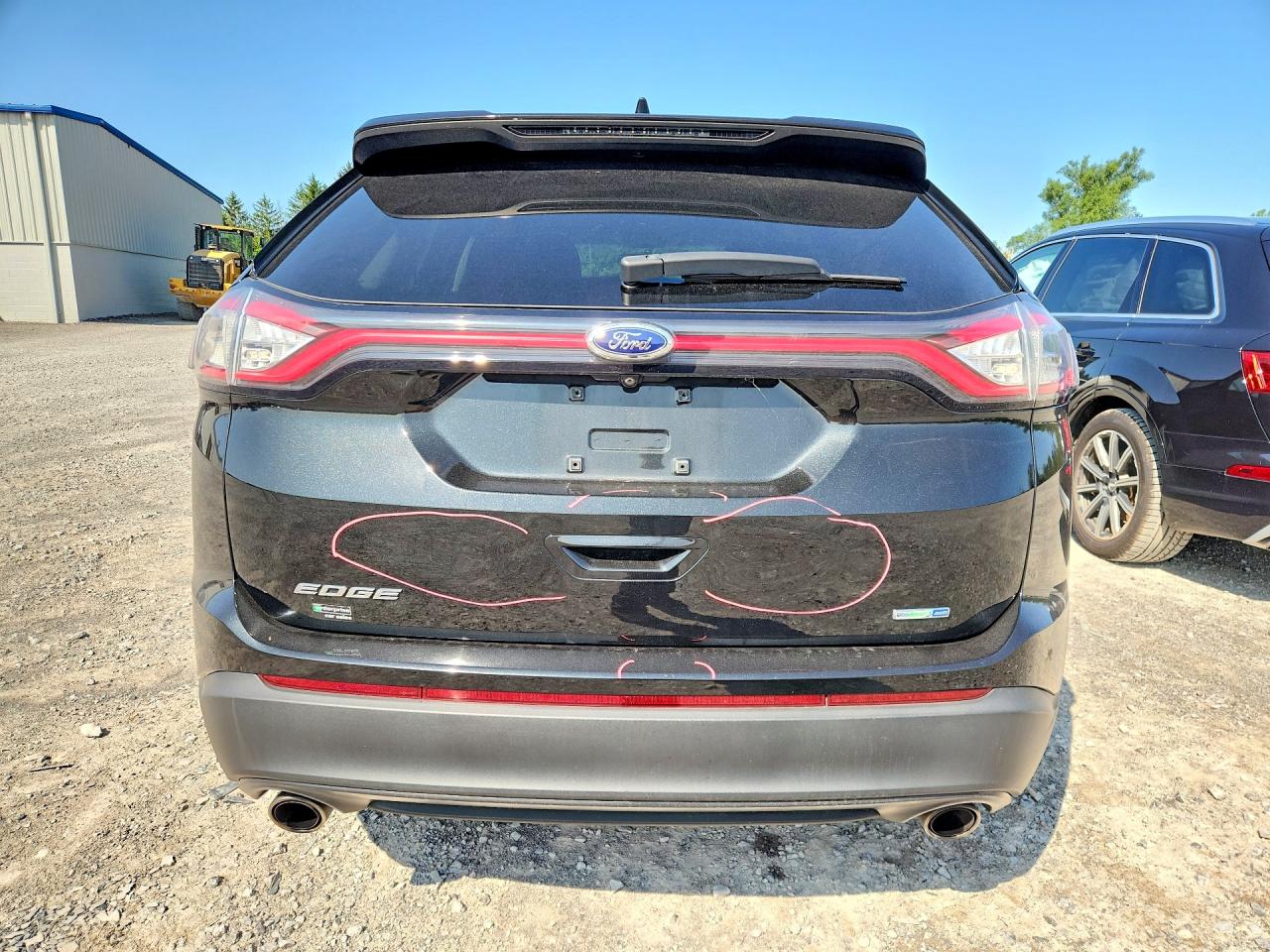 2015 Ford Edge Se Black vin: 2FMTK4G91FBB44081