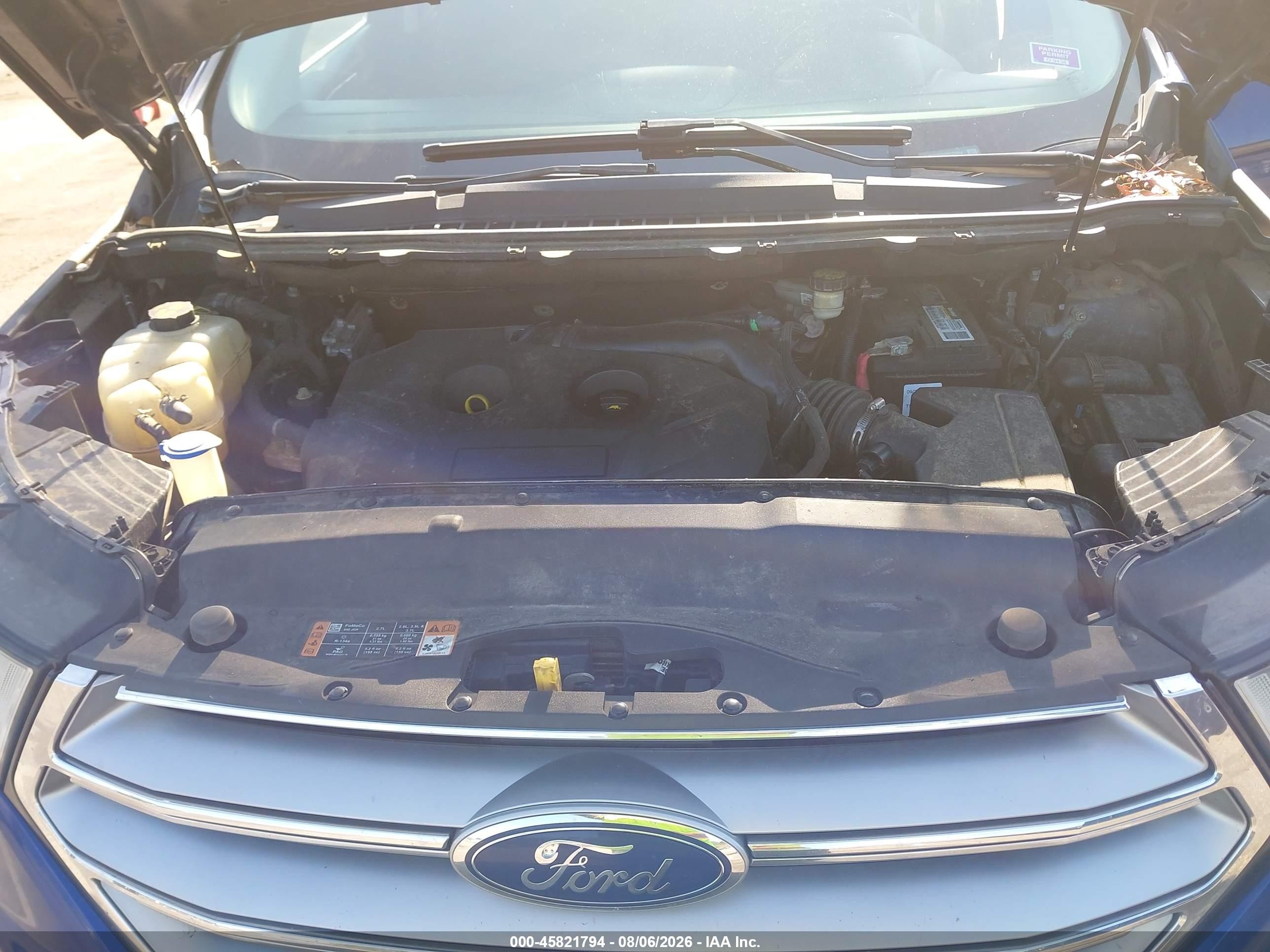 2015 Ford Edge Se Blue vin: 2FMTK4G91FBC27414