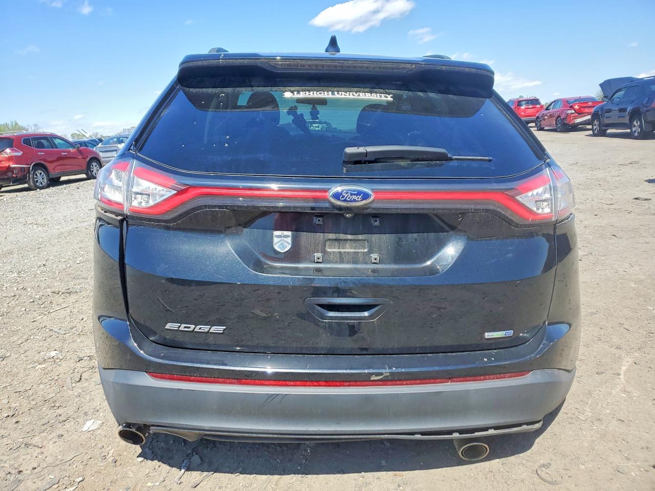 2015 Ford Edge Se Black vin: 2FMTK4G92FBB71192