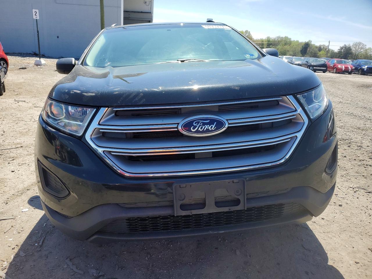 2015 Ford Edge Se Black vin: 2FMTK4G92FBB71192