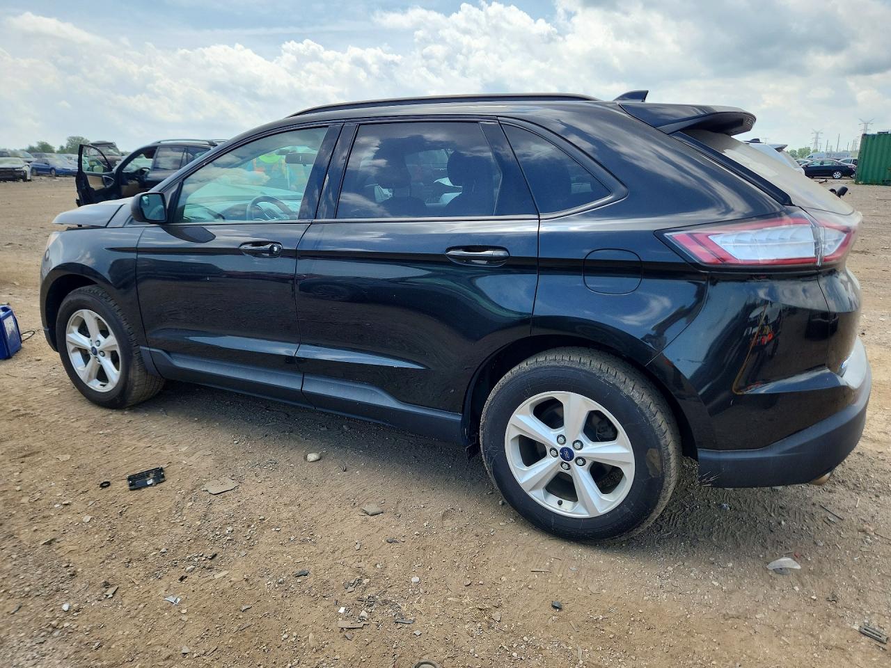 2015 Ford Edge Se Black vin: 2FMTK4G92FBB95329