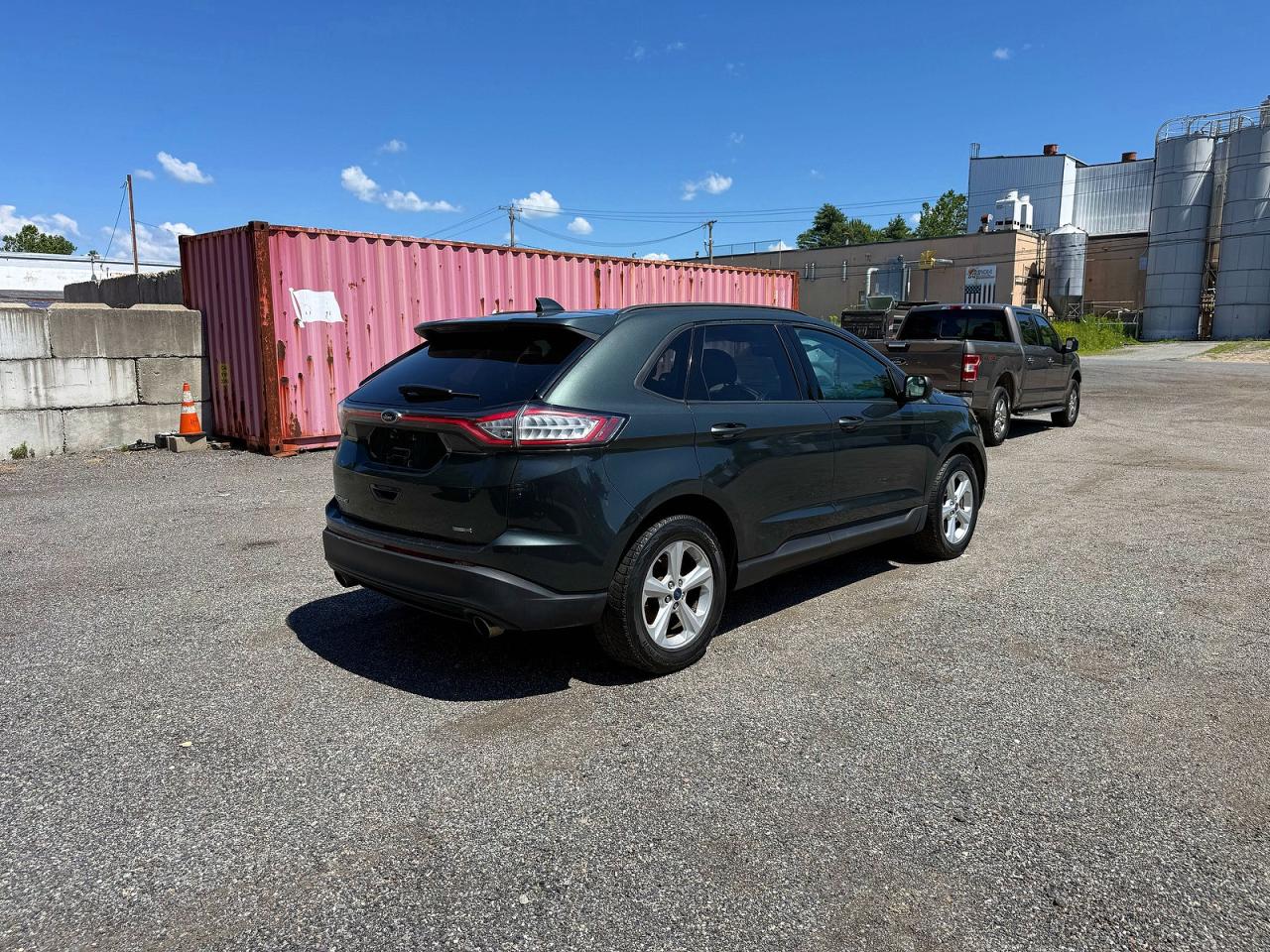 2015 Ford Edge Se Green vin: 2FMTK4G92FBC27583