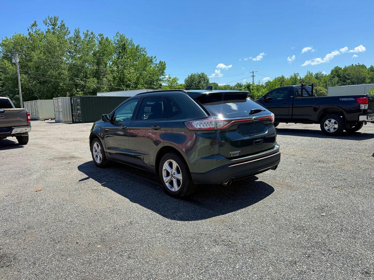 2015 Ford Edge Se Green vin: 2FMTK4G92FBC27583