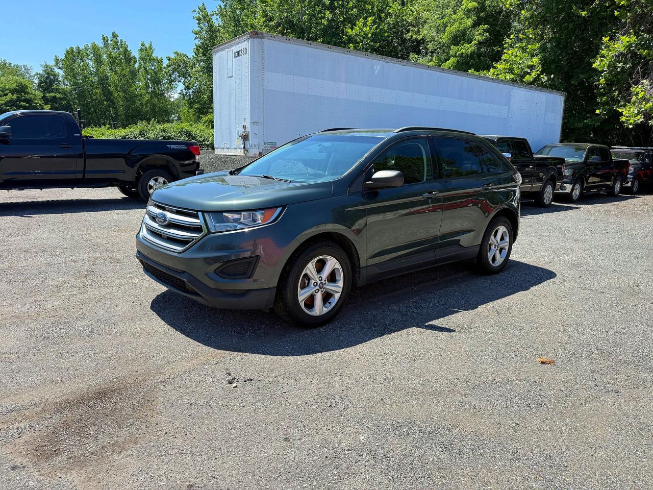 2015 Ford Edge Se Green vin: 2FMTK4G92FBC27583