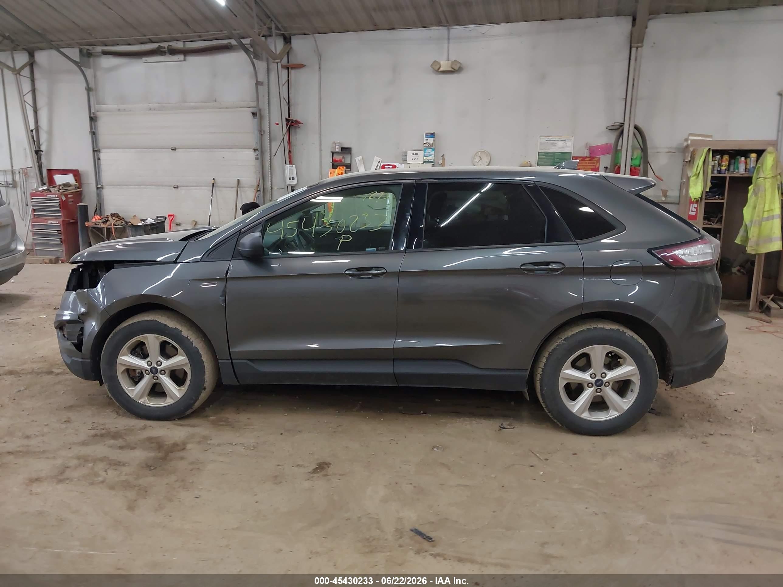 2015 Ford Edge Se Gray vin: 2FMTK4G94FBC15967