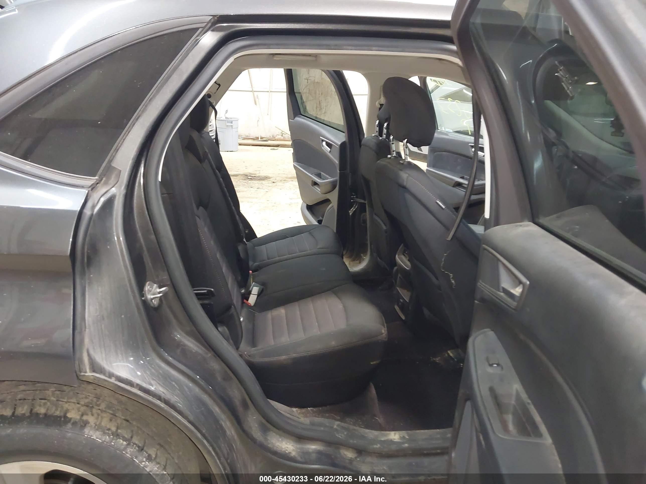2015 Ford Edge Se Gray vin: 2FMTK4G94FBC15967