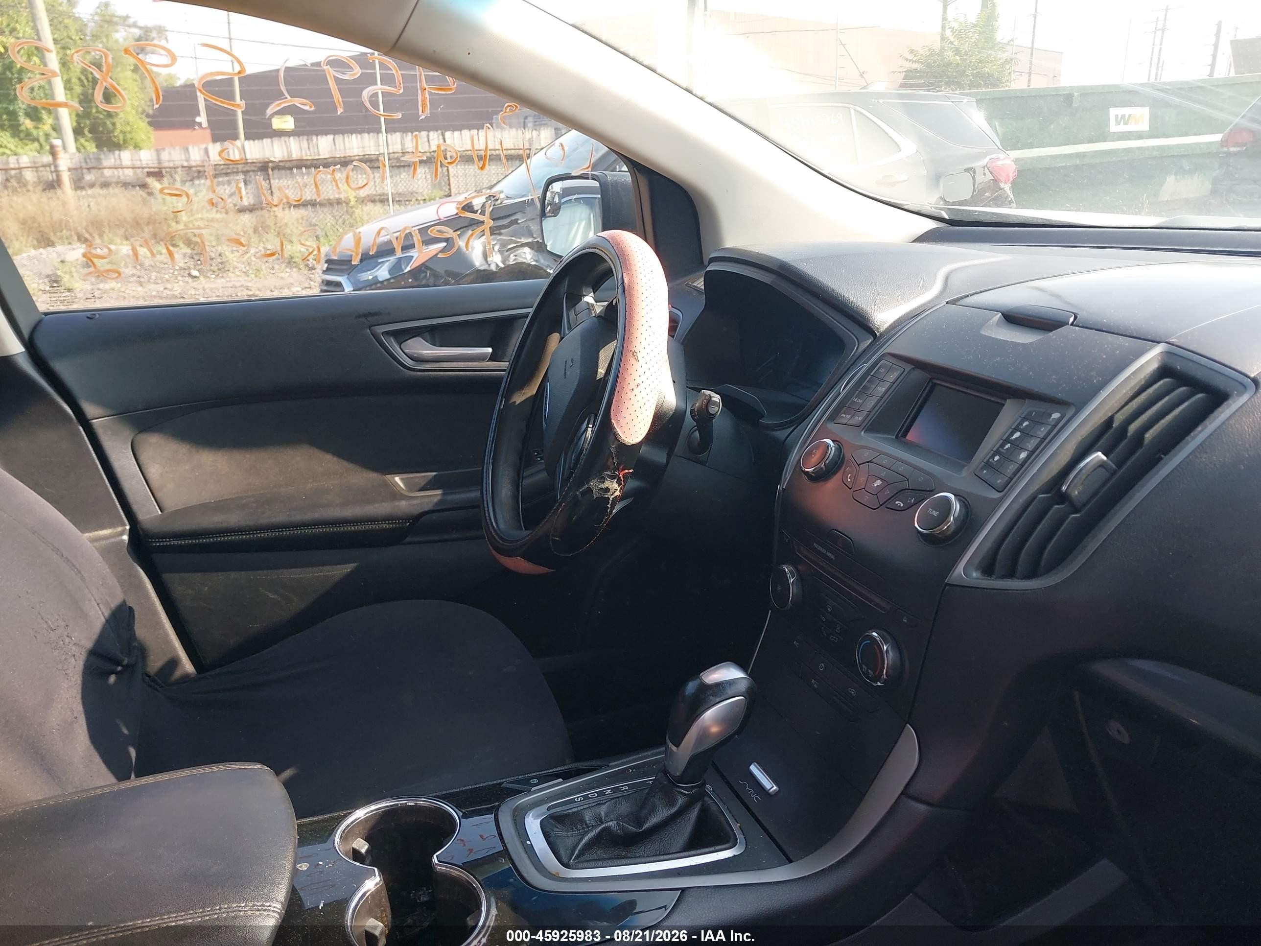 2015 Ford Edge Se Серый vin: 2FMTK4G99FBC05922