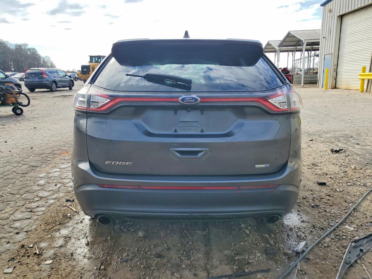 2015 Ford Edge Se Gray vin: 2FMTK4G99FBC13051