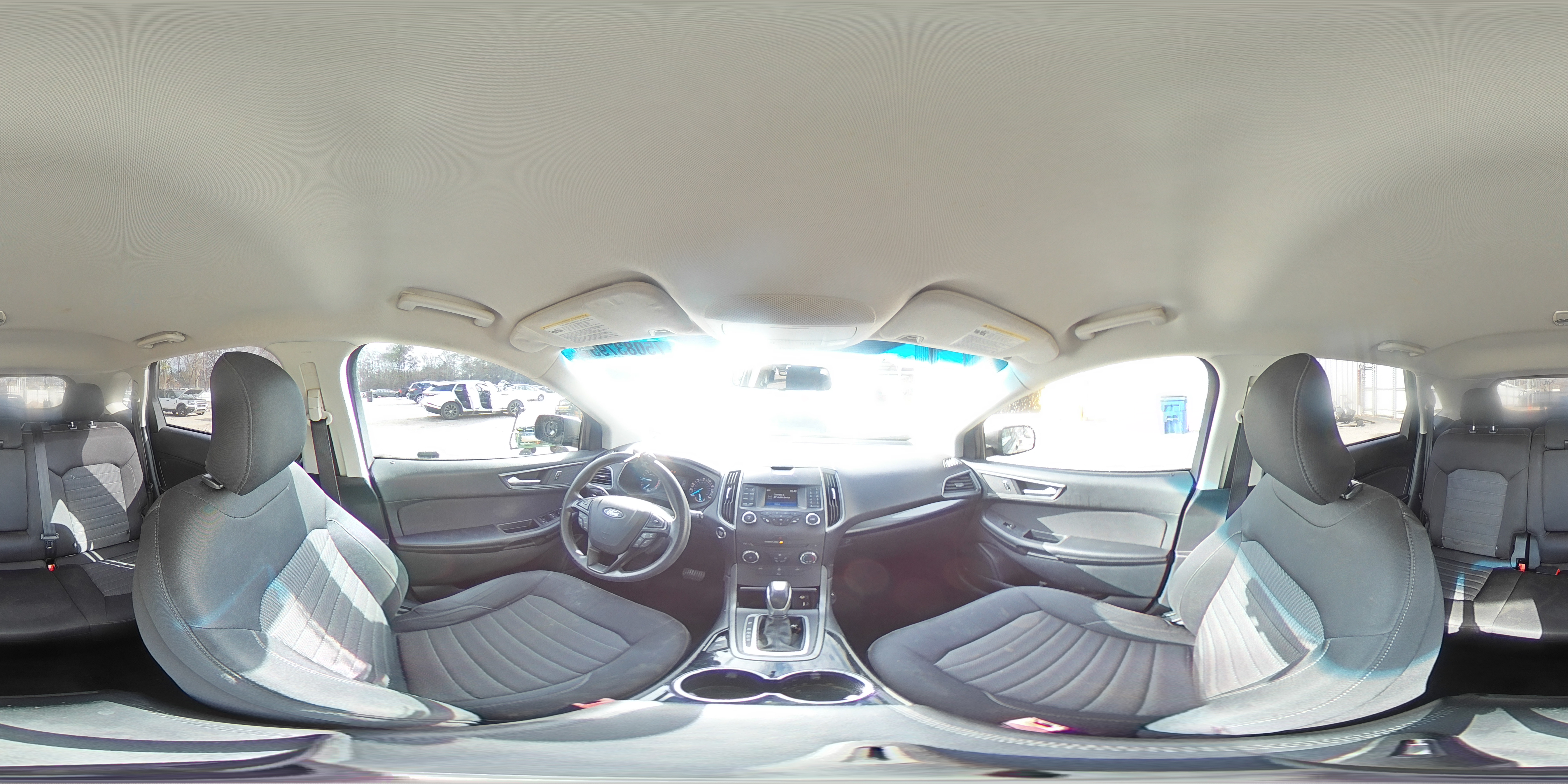2015 Ford Edge Se Gray vin: 2FMTK4G99FBC13051
