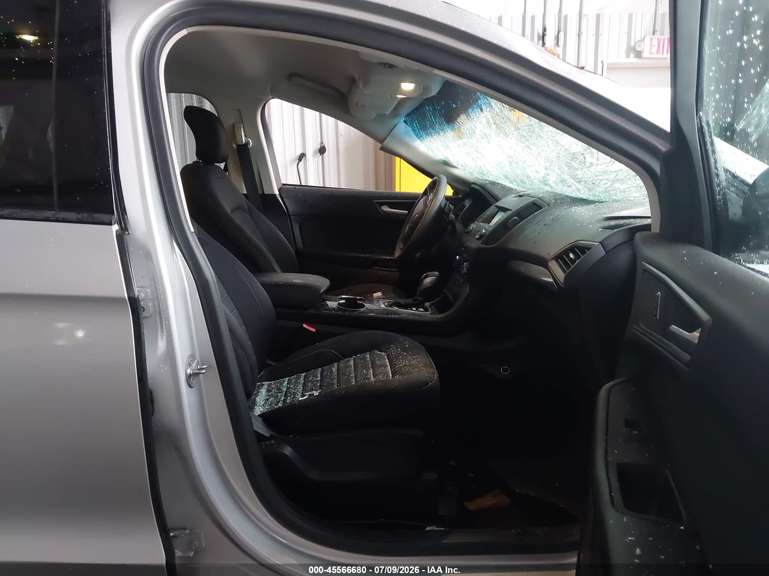 2015 Ford Edge Se Silver vin: 2FMTK4G99FBC18671