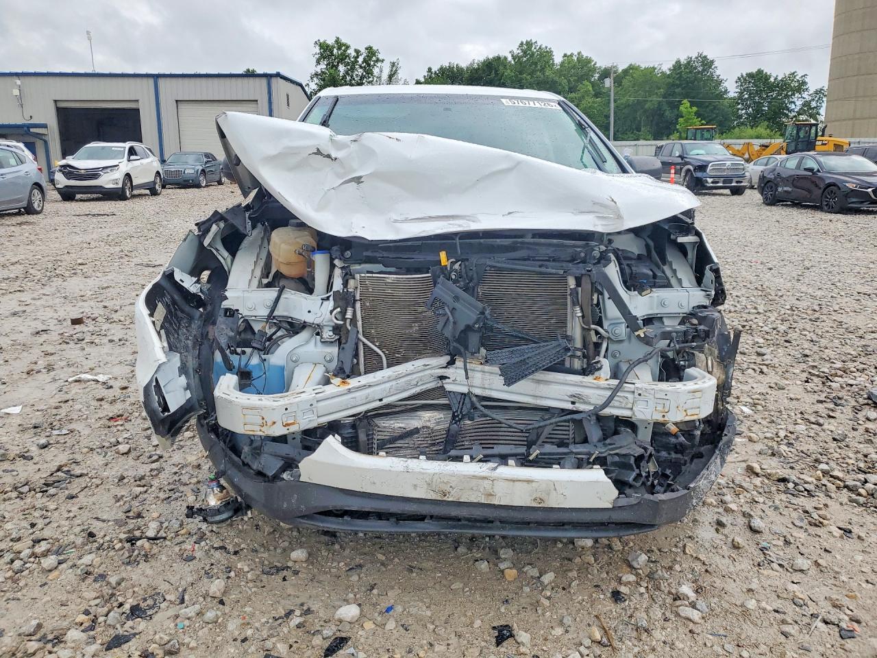 2015 Ford Edge Se White vin: 2FMTK4G9XFBC02852