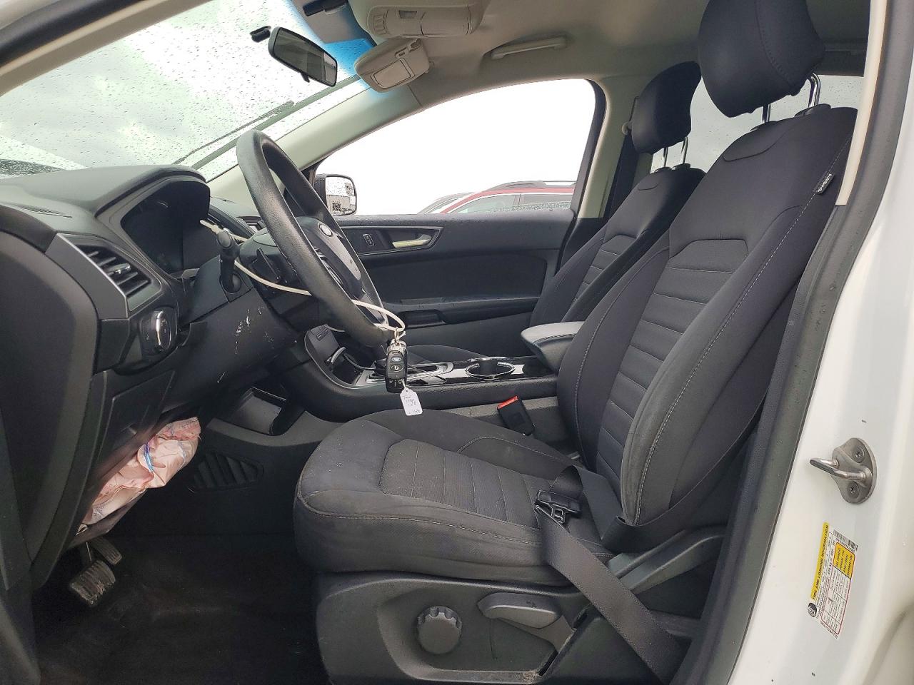 2015 Ford Edge Se White vin: 2FMTK4G9XFBC02852