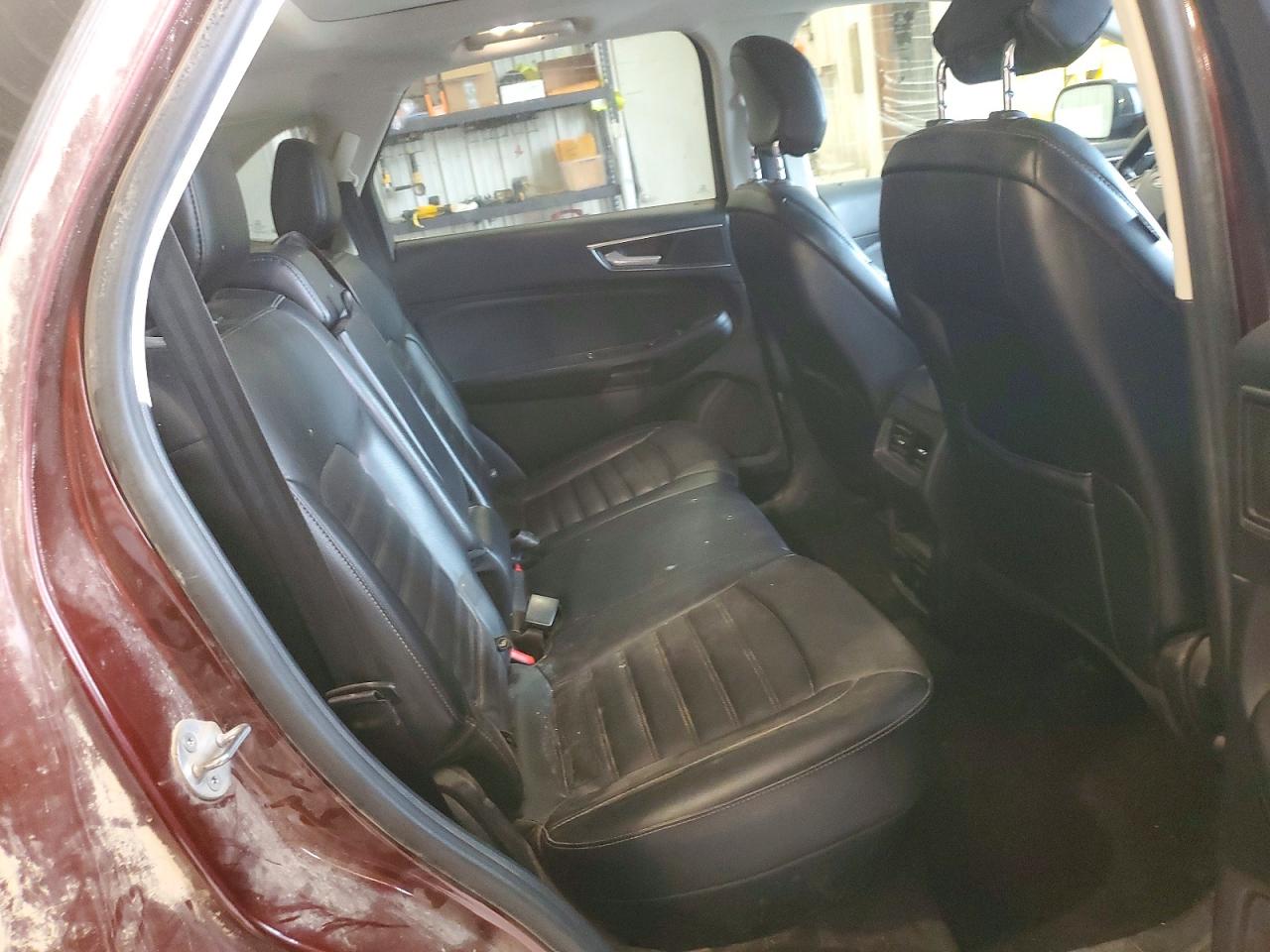 2015 Ford Edge Sel Burgundy vin: 2FMTK4J80FBB03070