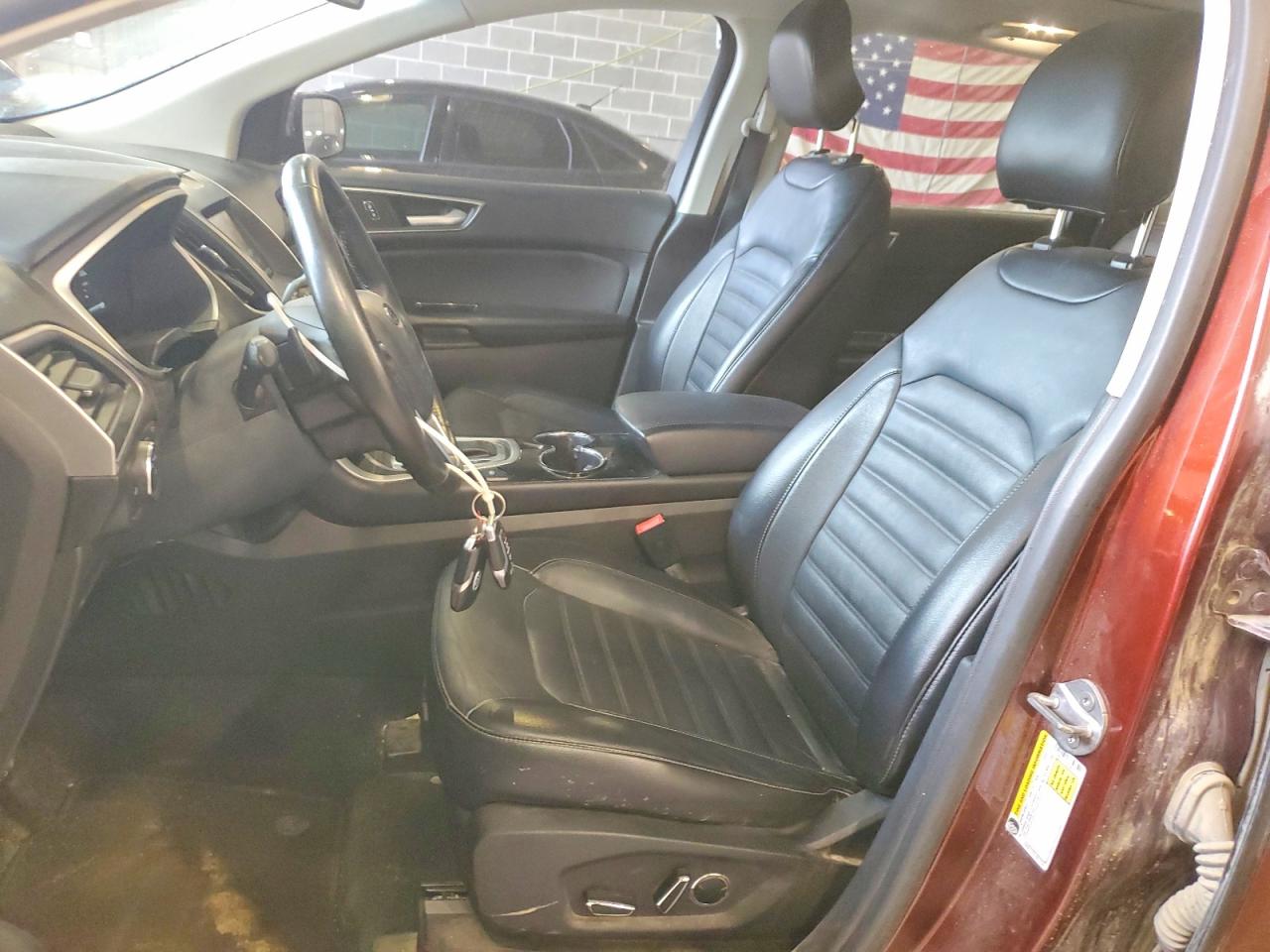 2015 Ford Edge Sel Burgundy vin: 2FMTK4J80FBB03070