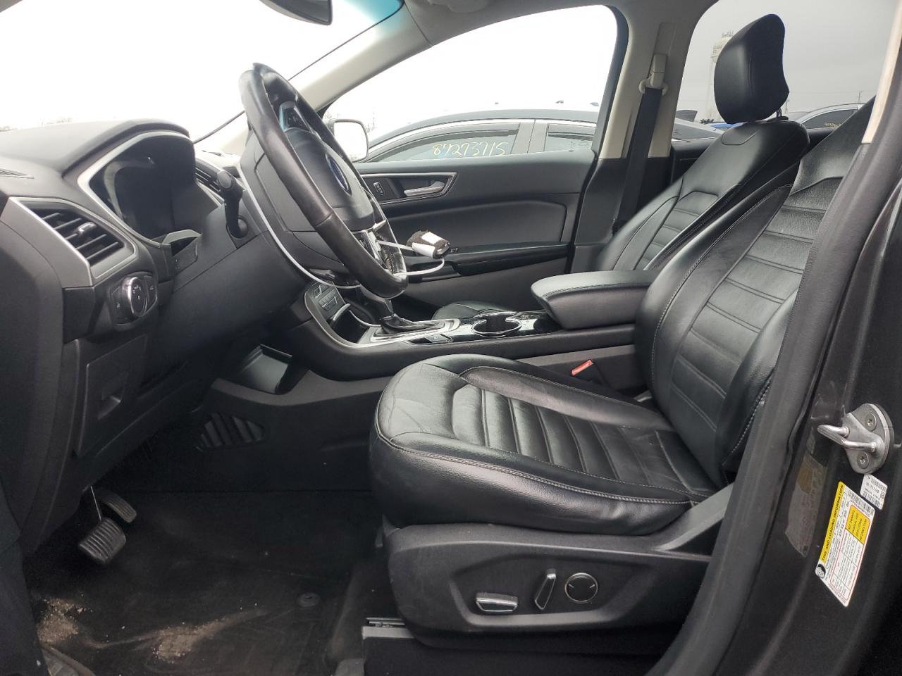 2015 Ford Edge Sel Gray vin: 2FMTK4J80FBB11590