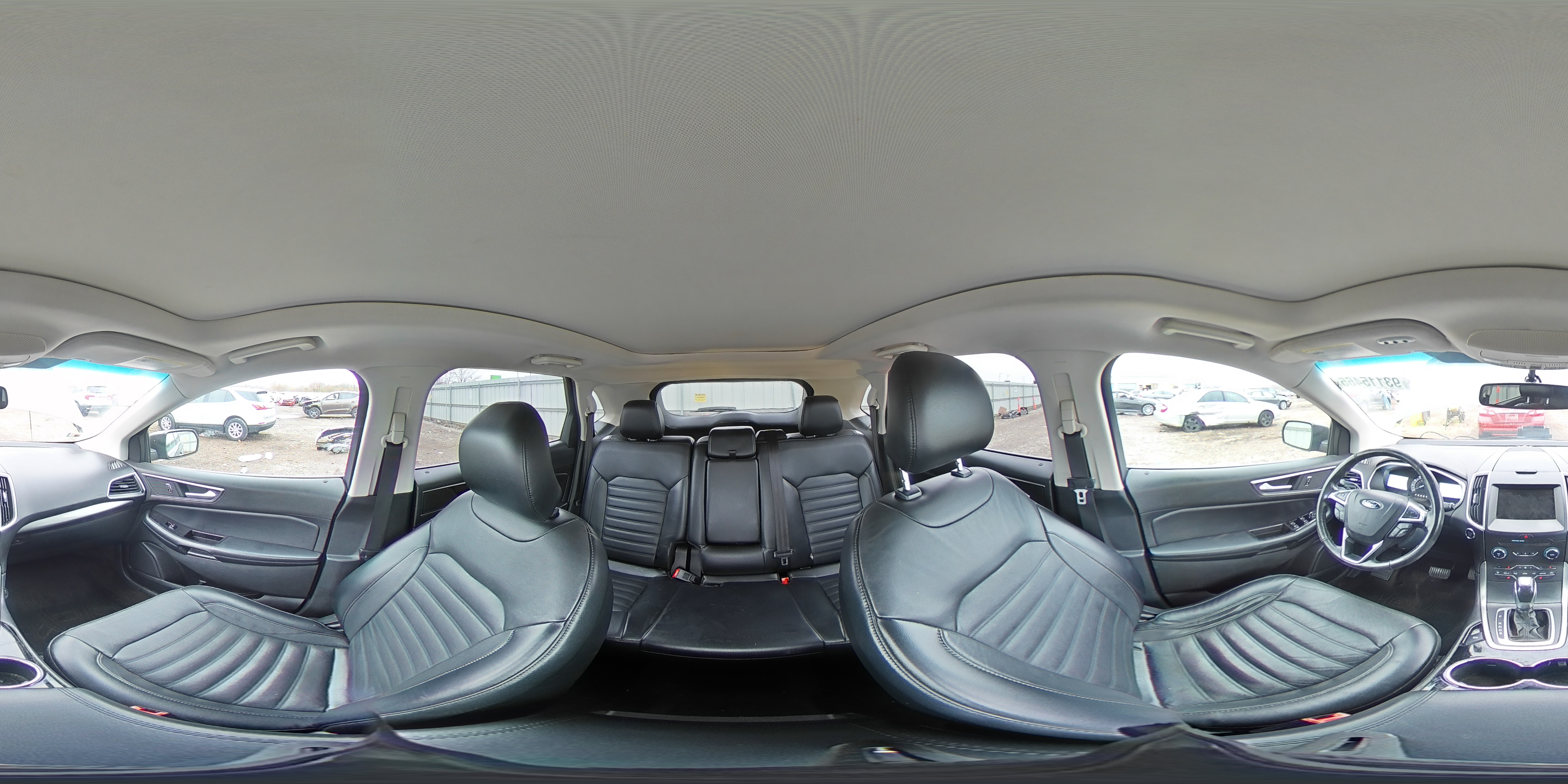 2015 Ford Edge Sel Gray vin: 2FMTK4J80FBB11590