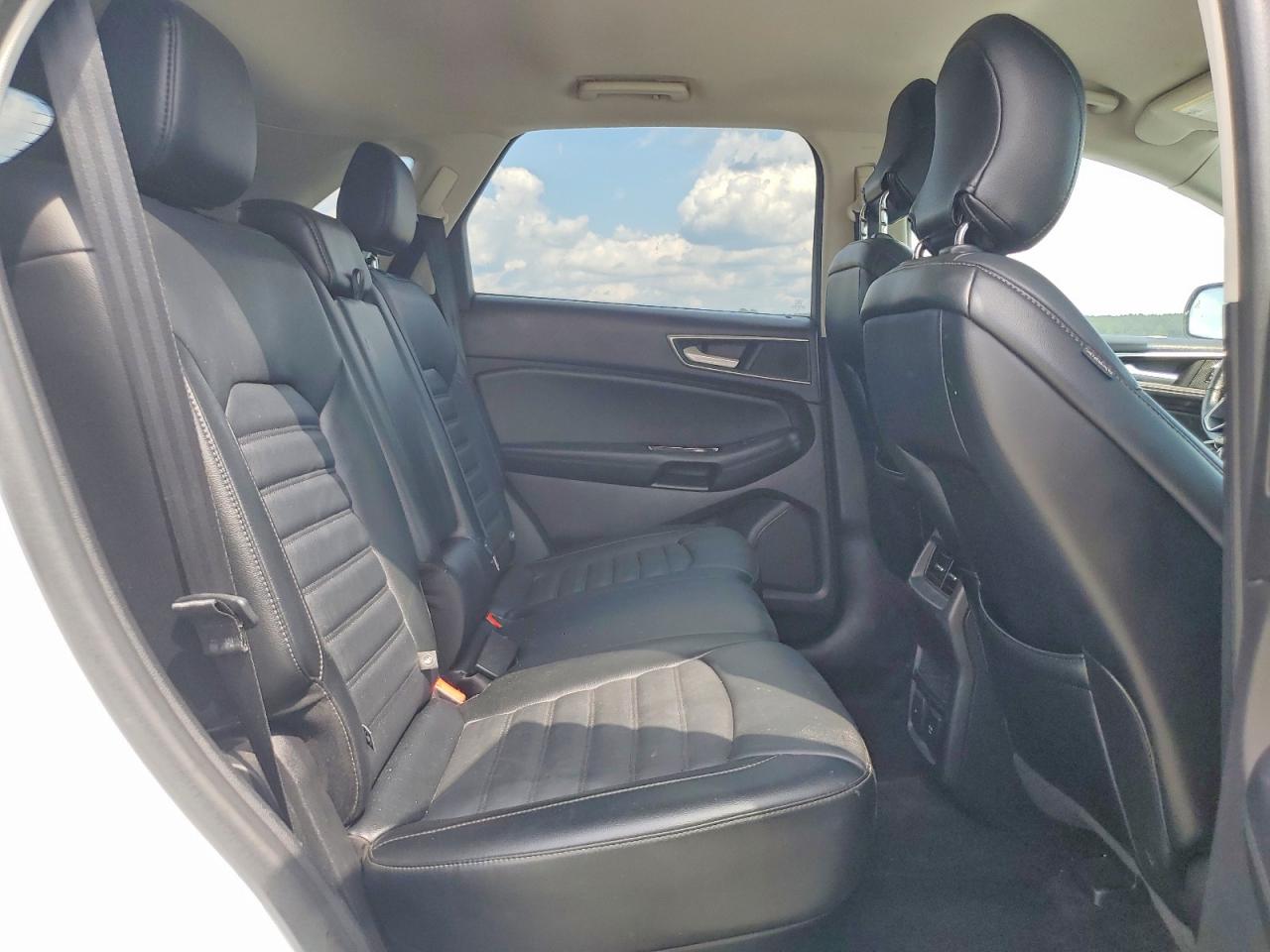 2015 Ford Edge Sel White vin: 2FMTK4J80FBB17065