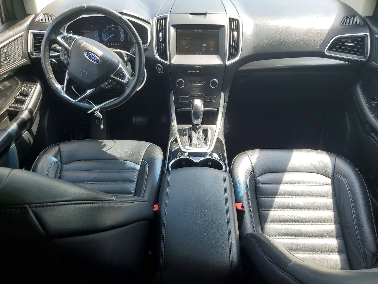 2015 Ford Edge Sel White vin: 2FMTK4J80FBB17065